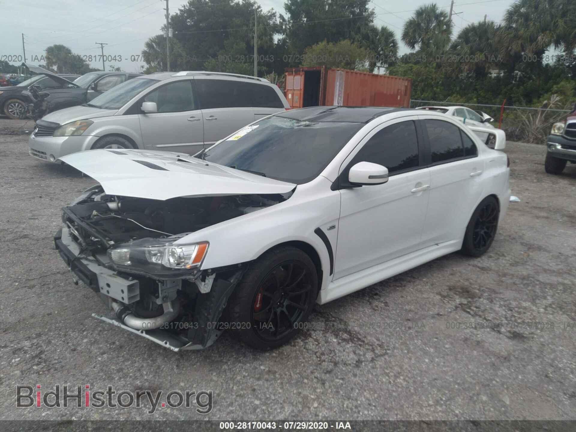 2015 MITSUBISHI LANCER EVOLUTION - VIN: JA32W7FV0FU027623 - Фото 2