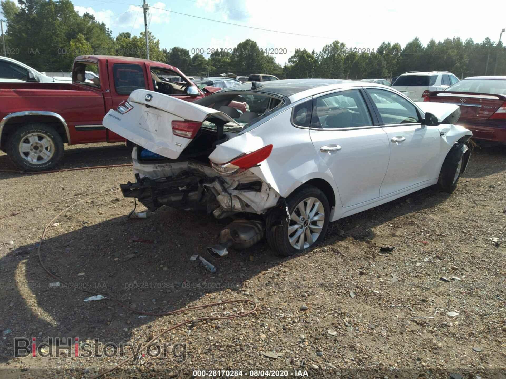 2016 KIA OPTIMA - VIN: 5XXGU4L38GG009876 - Фото 4