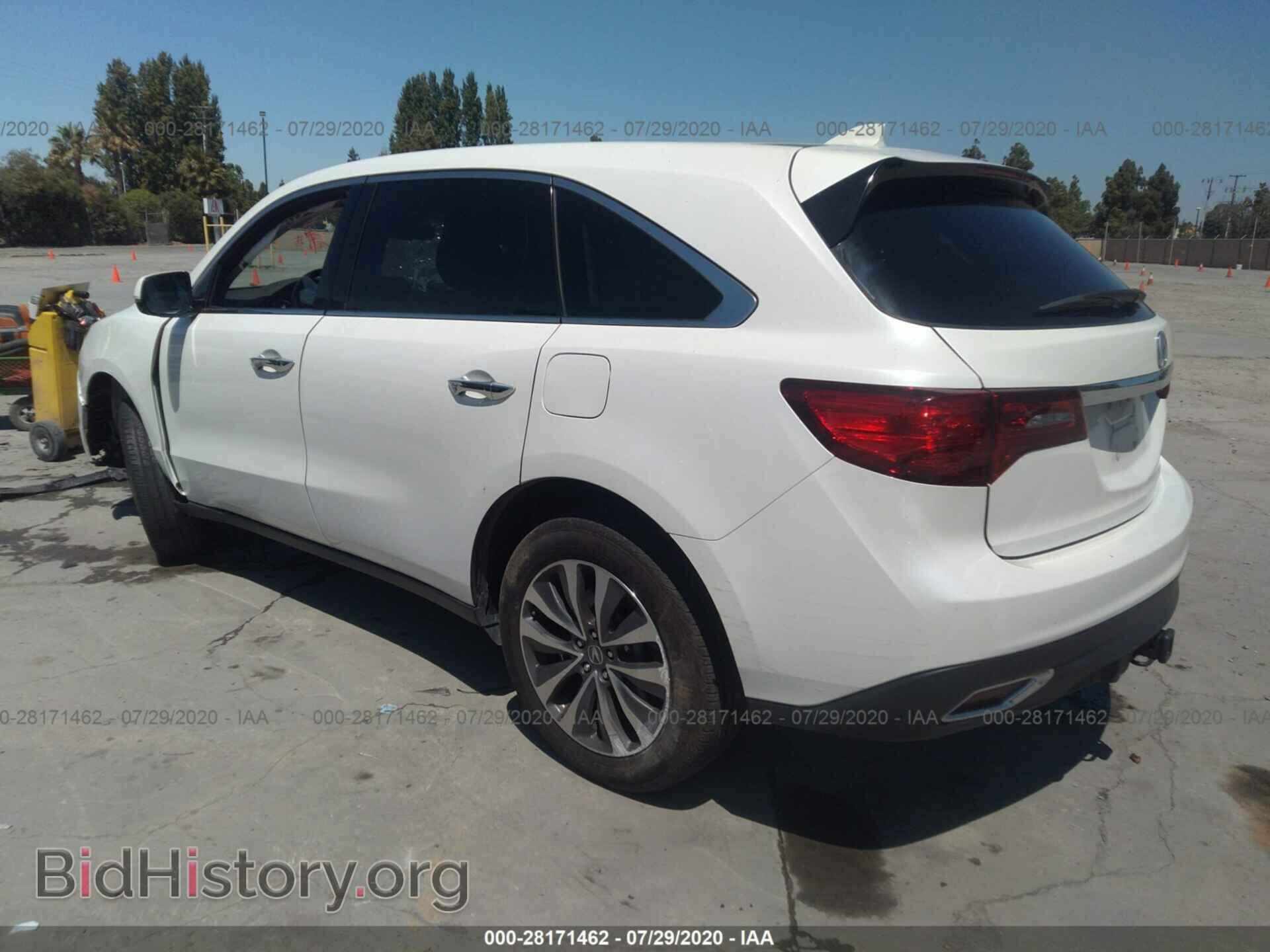 2014 ACURA MDX - VIN: 5FRYD3H44EB015298 - Photo 3