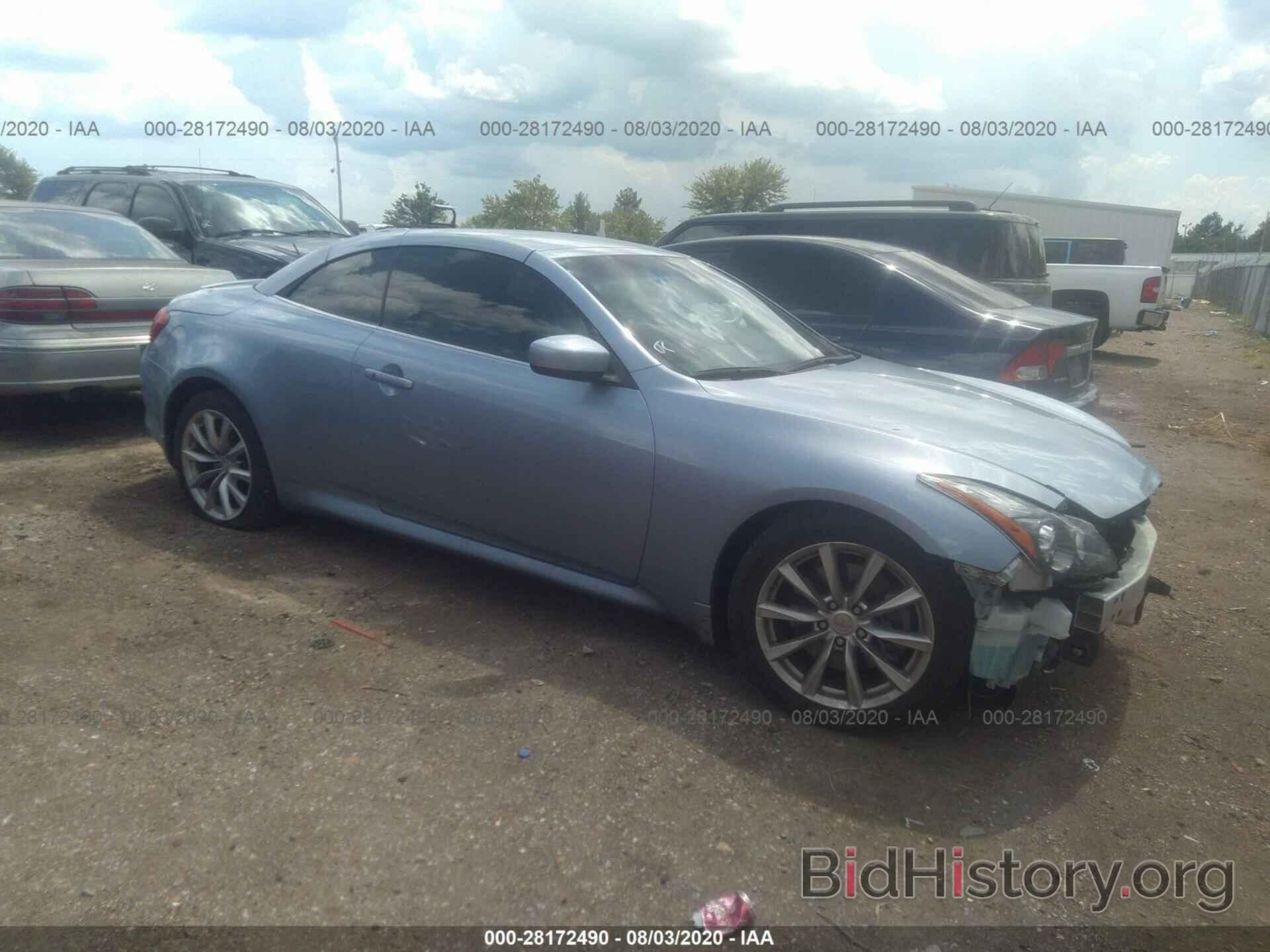 Фотография JN1CV6FE8DM772879 - INFINITI G37 CONVERTIBLE 2013