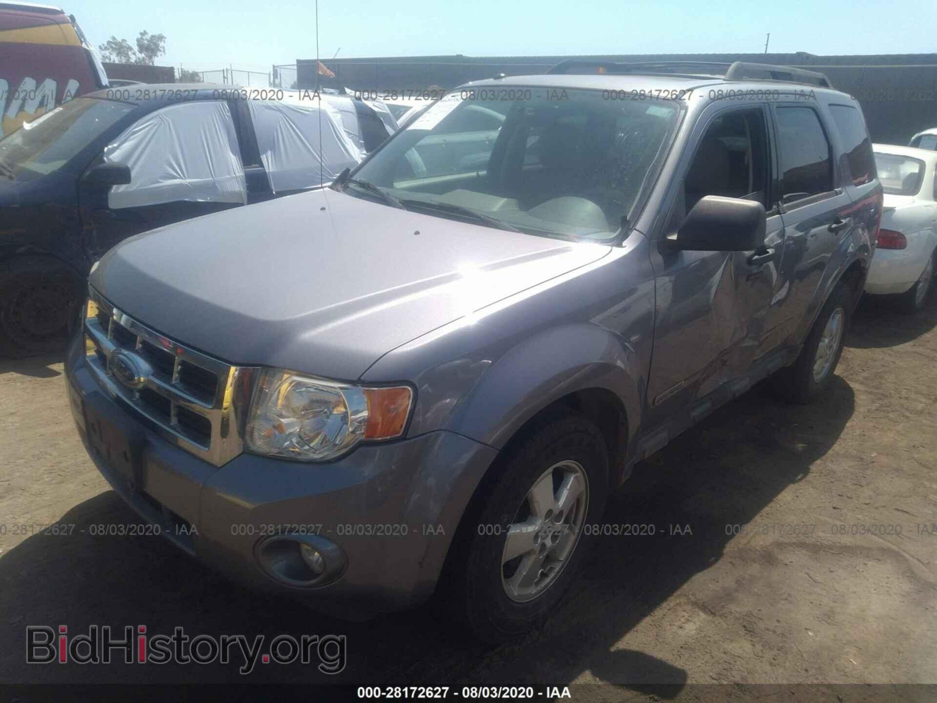 2008 FORD ESCAPE - VIN: 1FMCU03Z78KC06696 - Фото 2