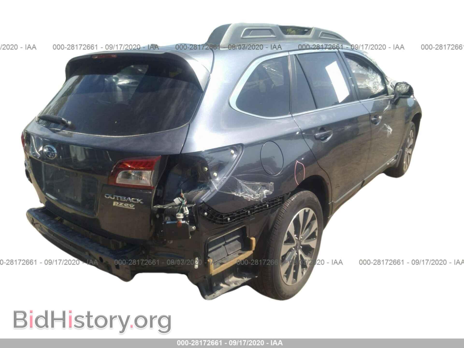 2017 SUBARU OUTBACK - VIN: 4S4BSANC2H3339862 - Фото 4