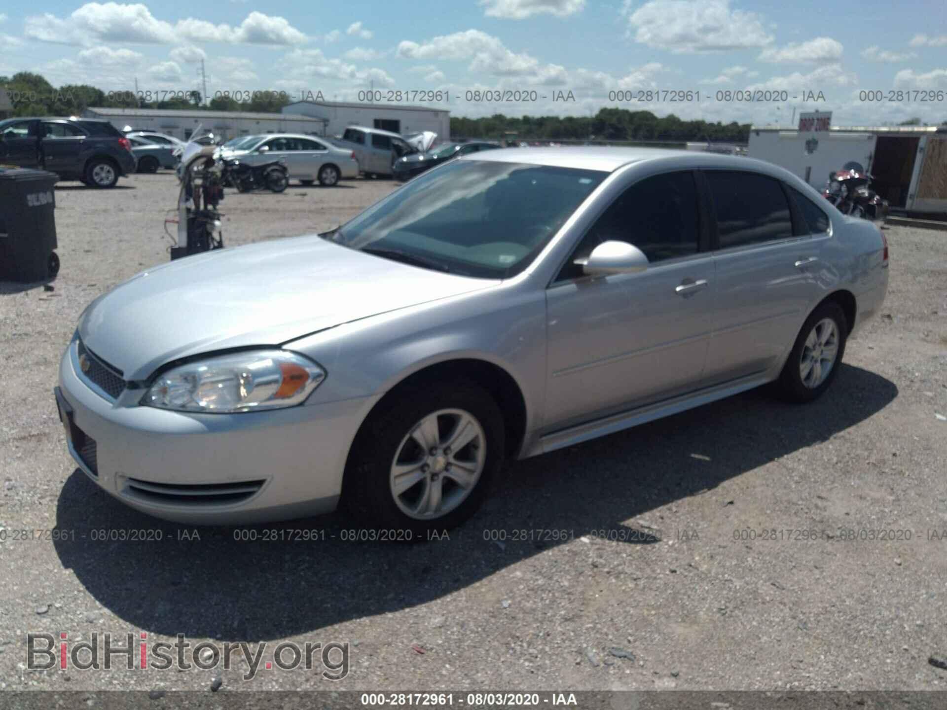 2012 CHEVROLET IMPALA - VIN: 2G1WF5E31C1182964 - Фото 2