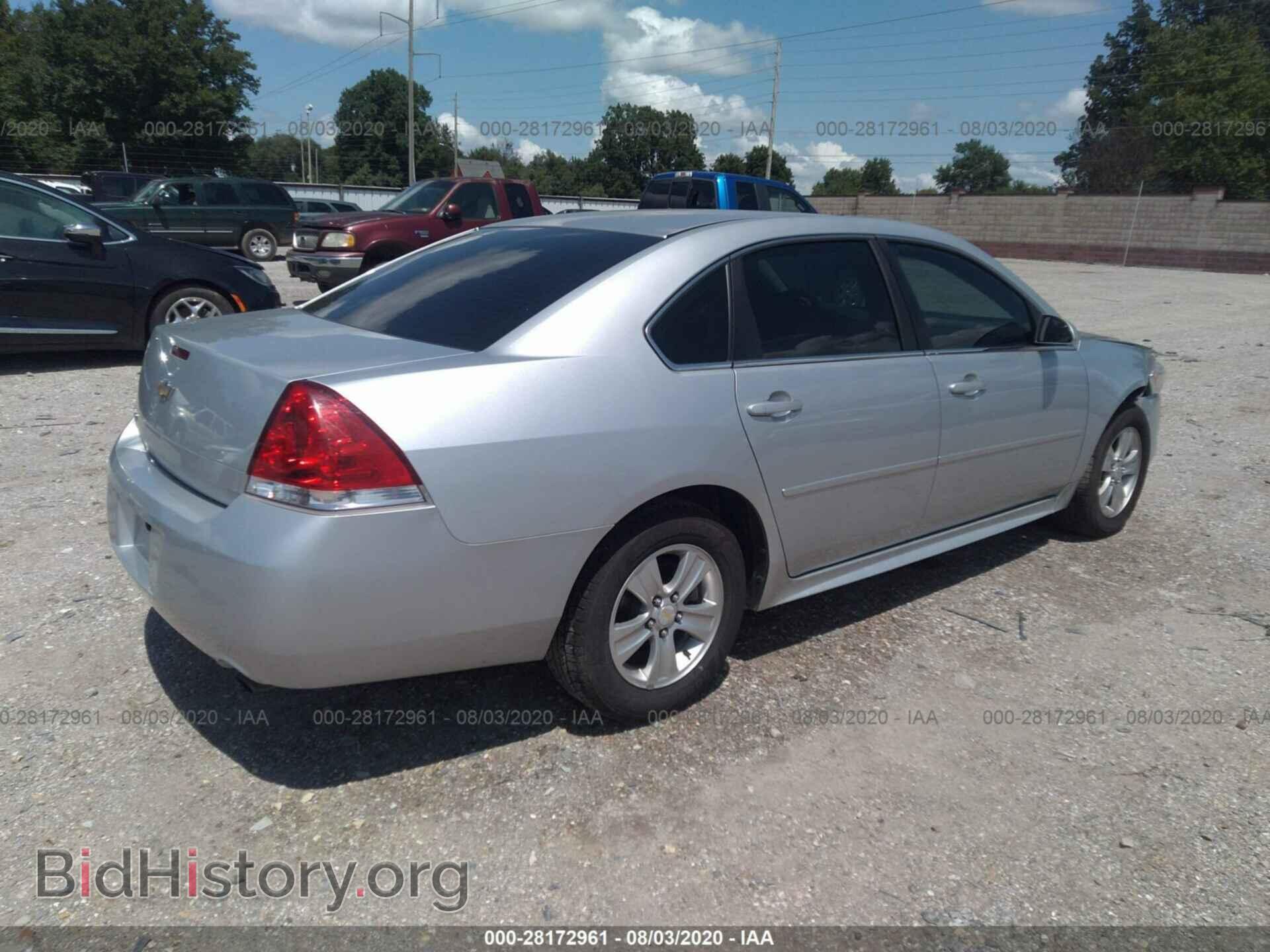 2012 CHEVROLET IMPALA - VIN: 2G1WF5E31C1182964 - Фото 4