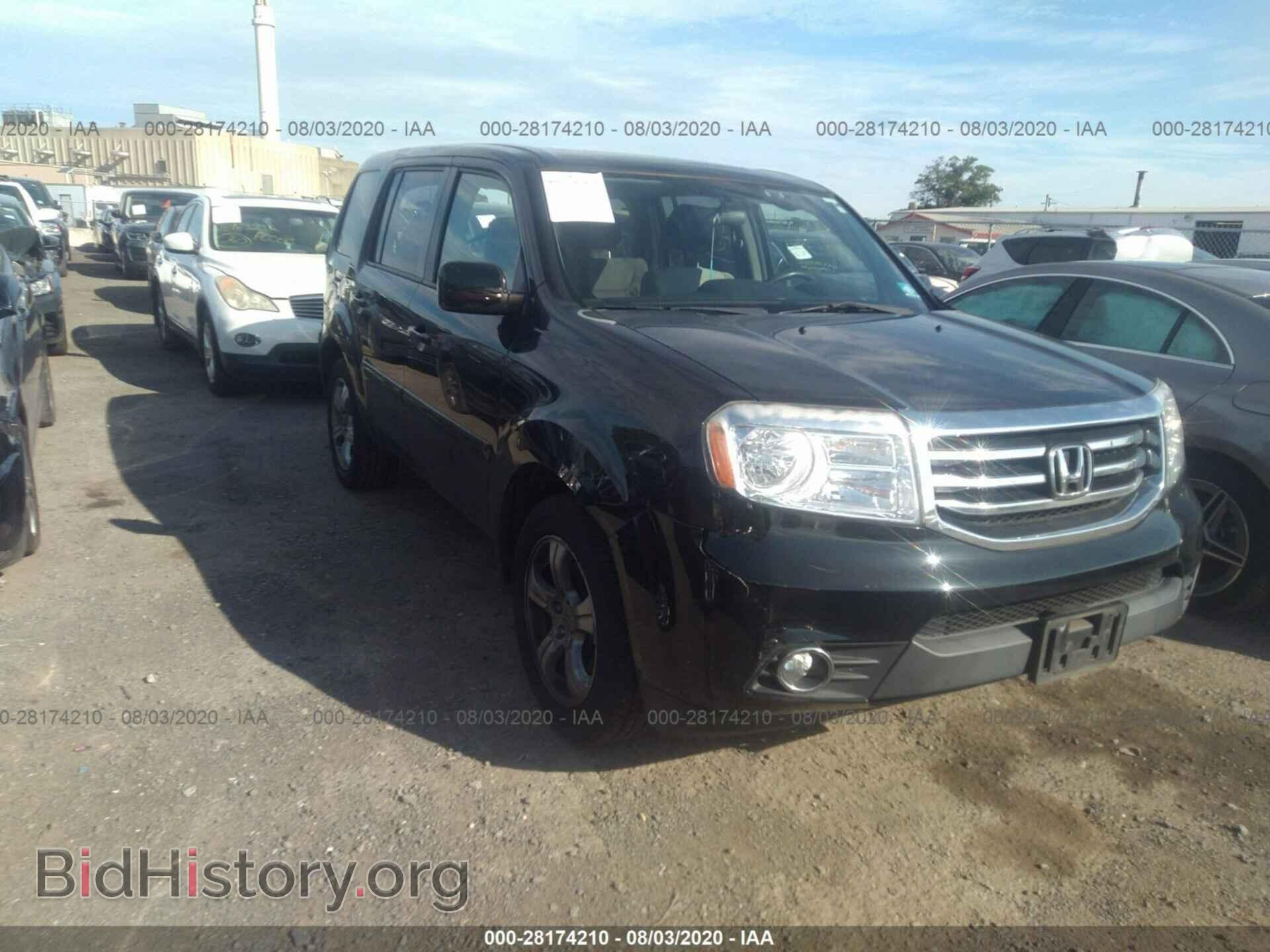 Фотография 5FNYF4H4XDB032011 - HONDA PILOT 2013
