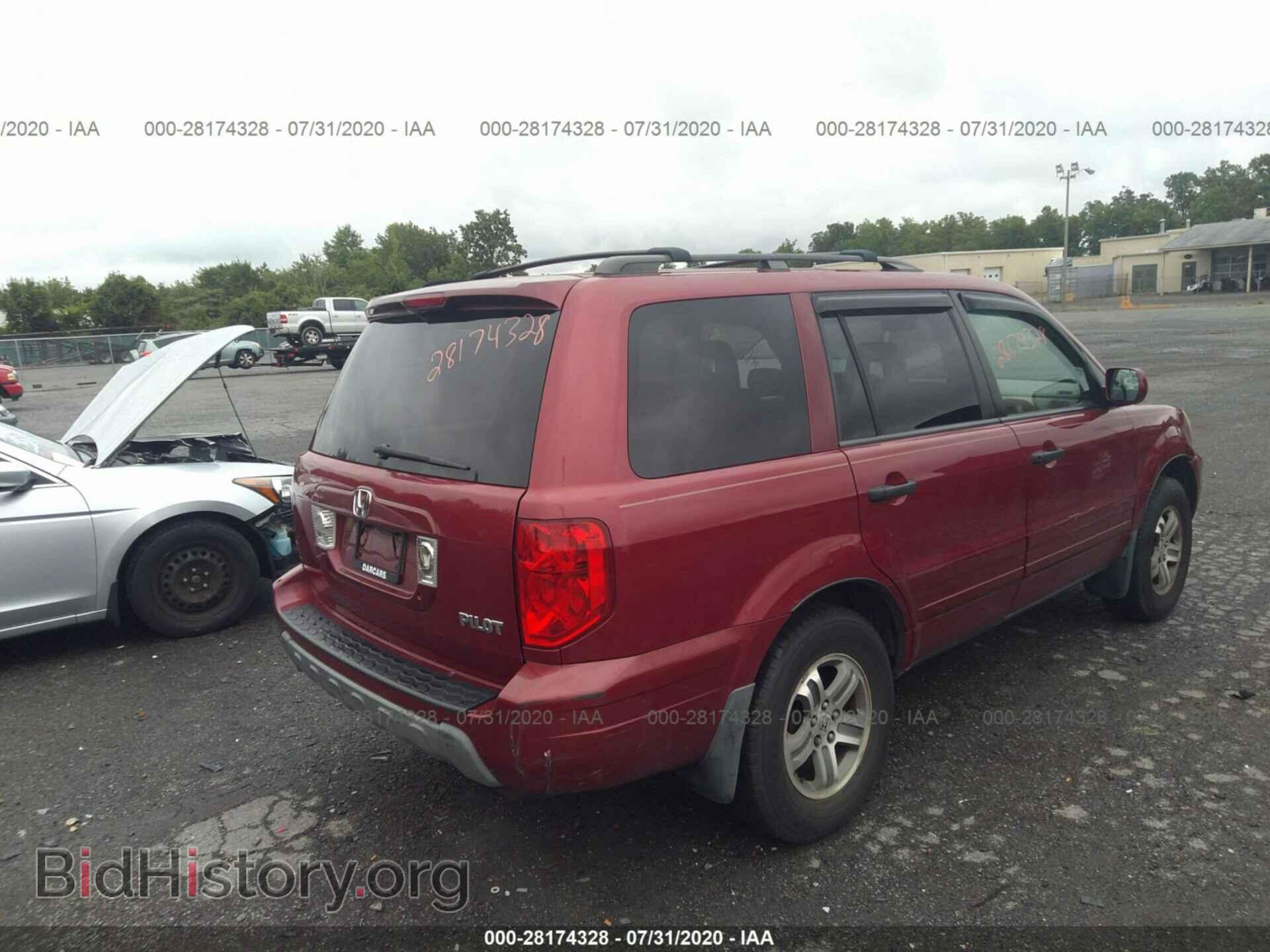 2005 HONDA PILOT - VIN: 5FNYF18655B006000 - Фото 4