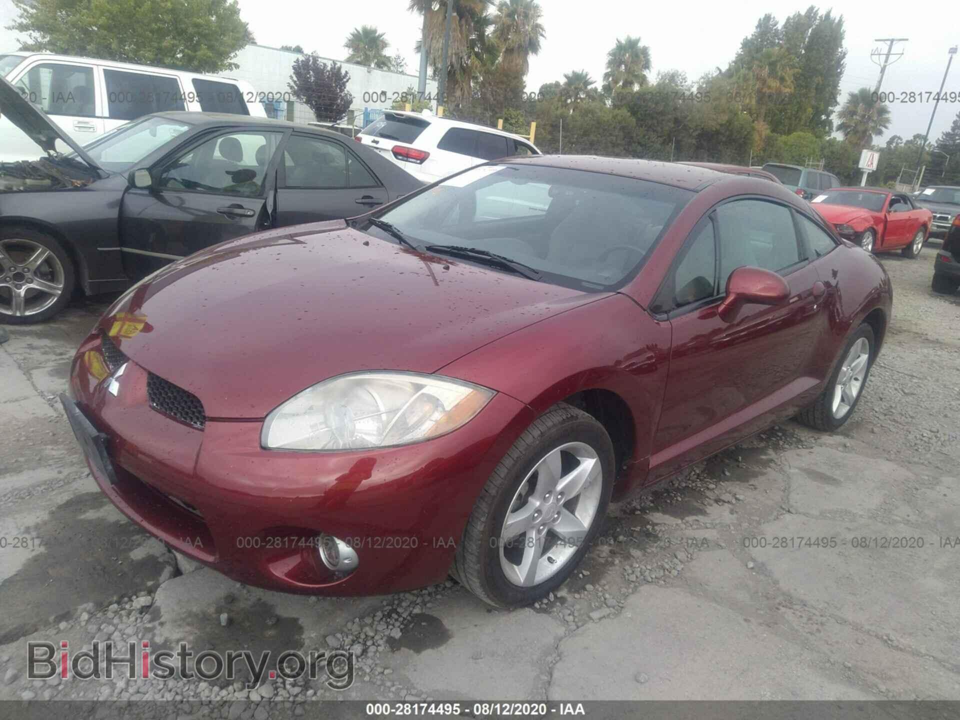 2006 MITSUBISHI ECLIPSE - VIN: 4A3AK24F26E058757 - Фото 2