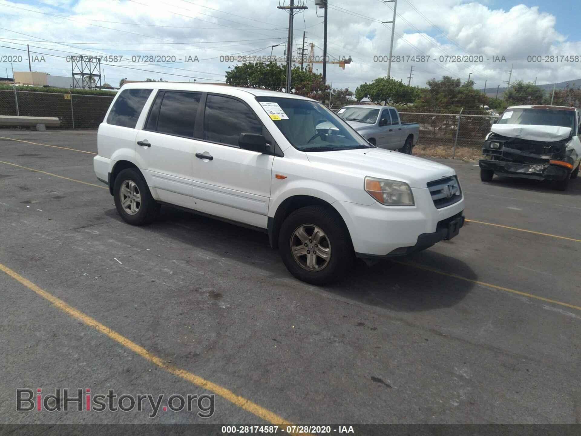 Фотография 5FNYF28166B039101 - HONDA PILOT 2006