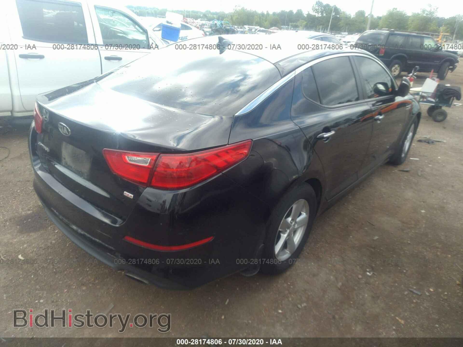 2015 KIA OPTIMA - VIN: KNAGM4A72F5656943 - Фото 4