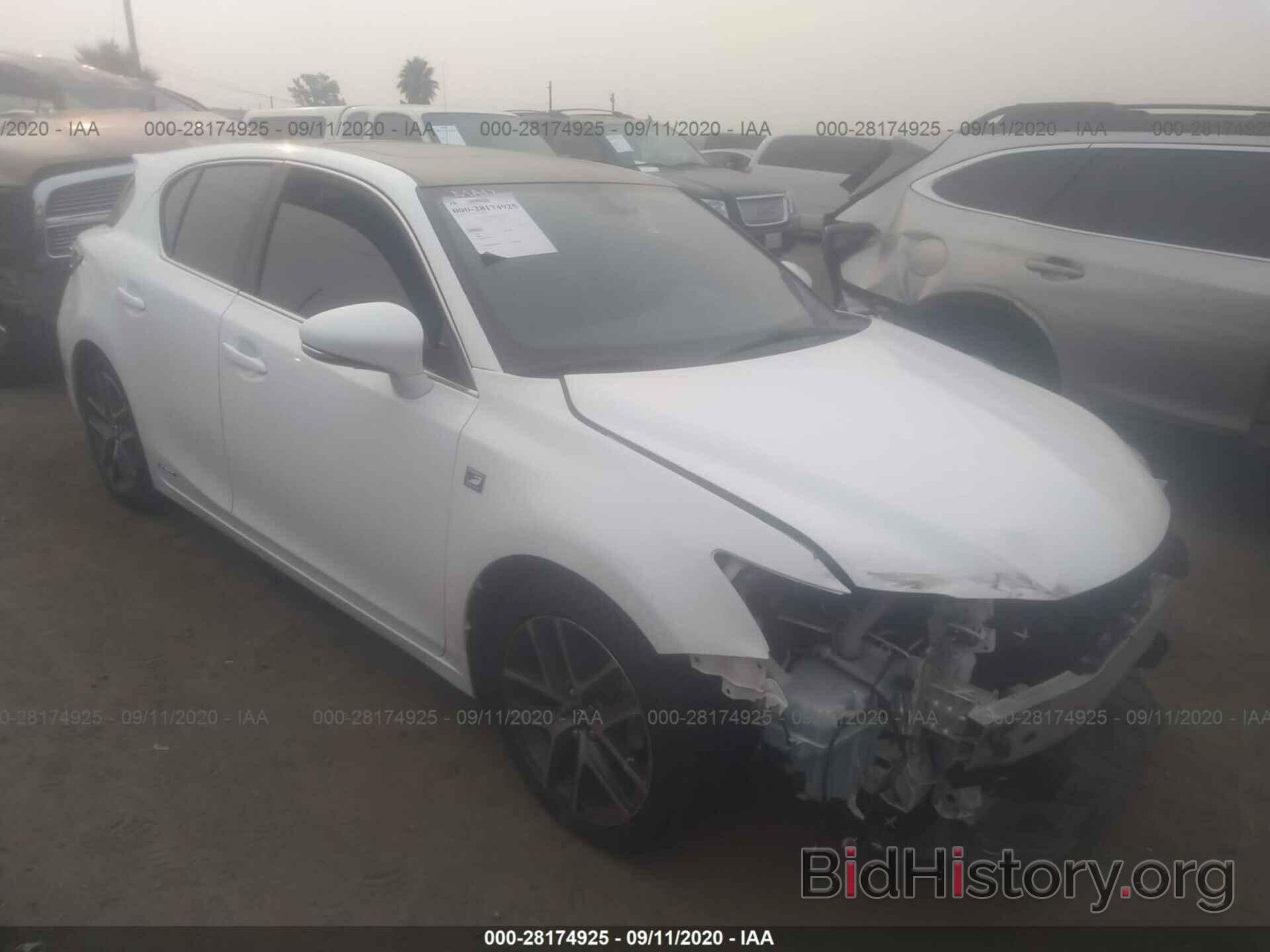 Photo JTHKD5BH2G2268025 - LEXUS CT 200H 2016