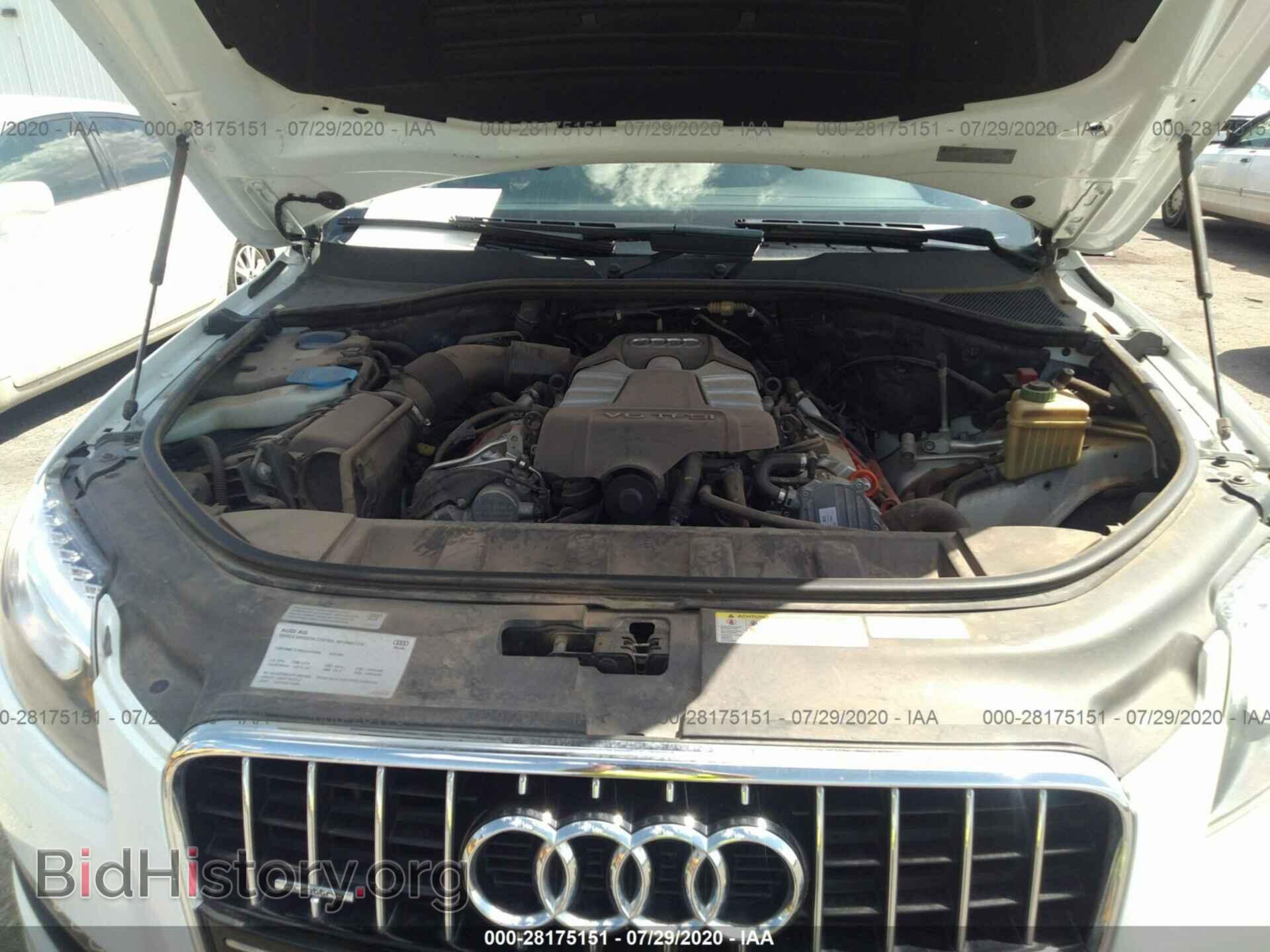 2012 AUDI Q7 - VIN: WA1LGAFE6CD006295 - Фото 10