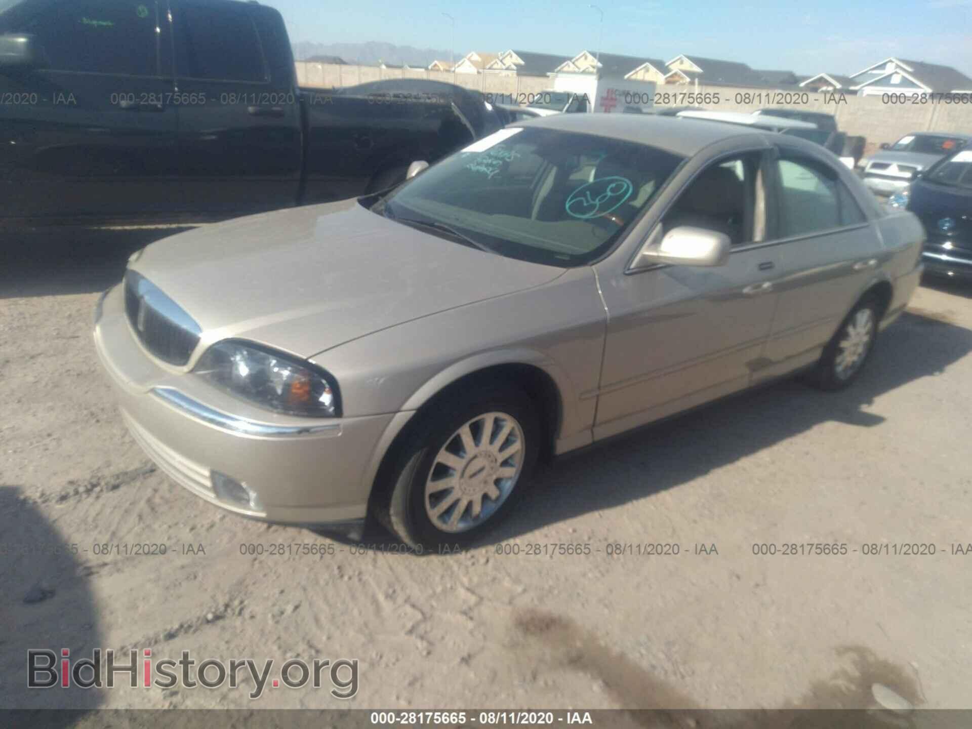 2004 LINCOLN LS - VIN: 1LNHM86S54Y654526 - Фото 2