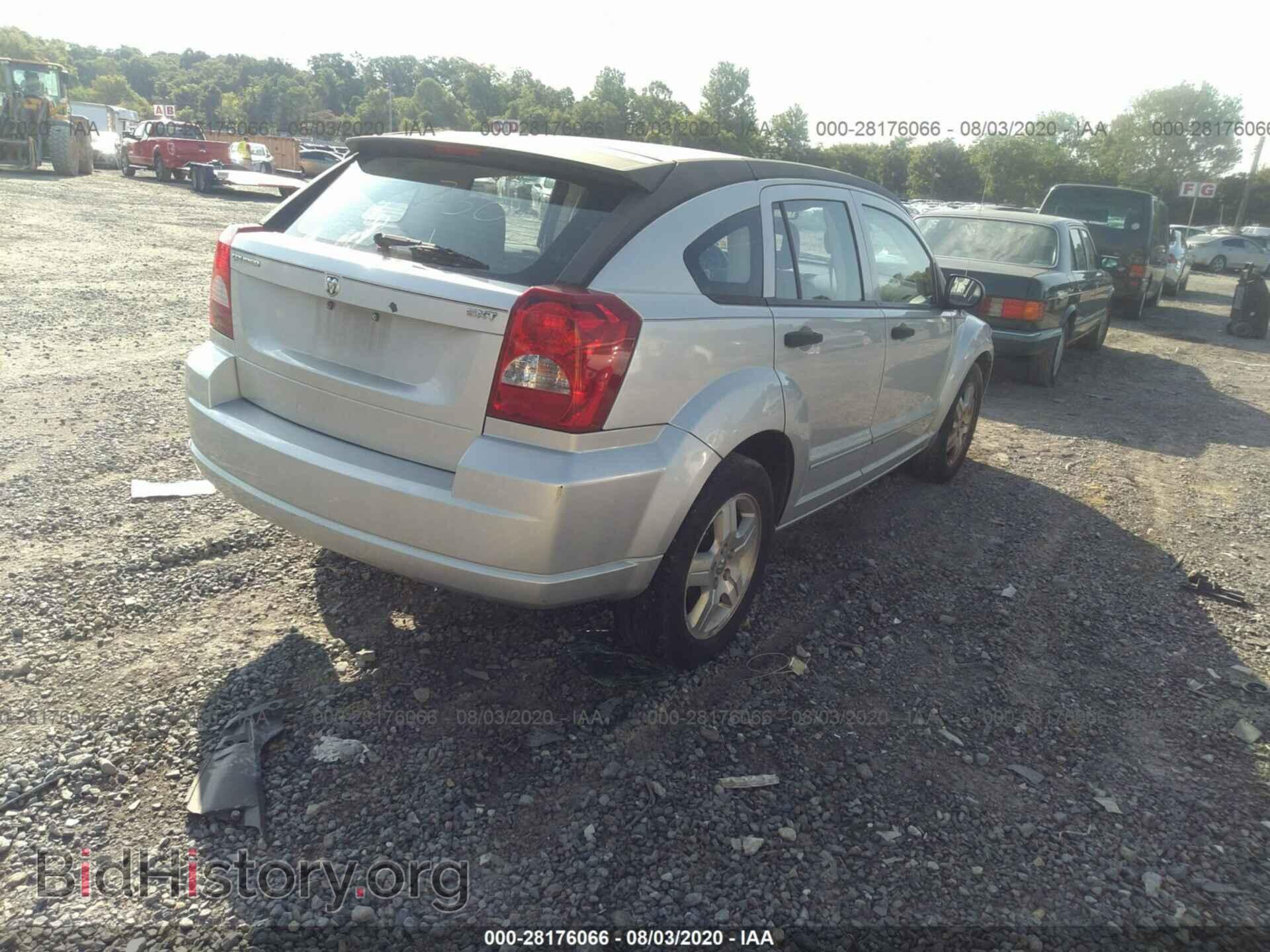 2007 DODGE CALIBER - VIN: 1B3HB48B17D407159 - Фото 4
