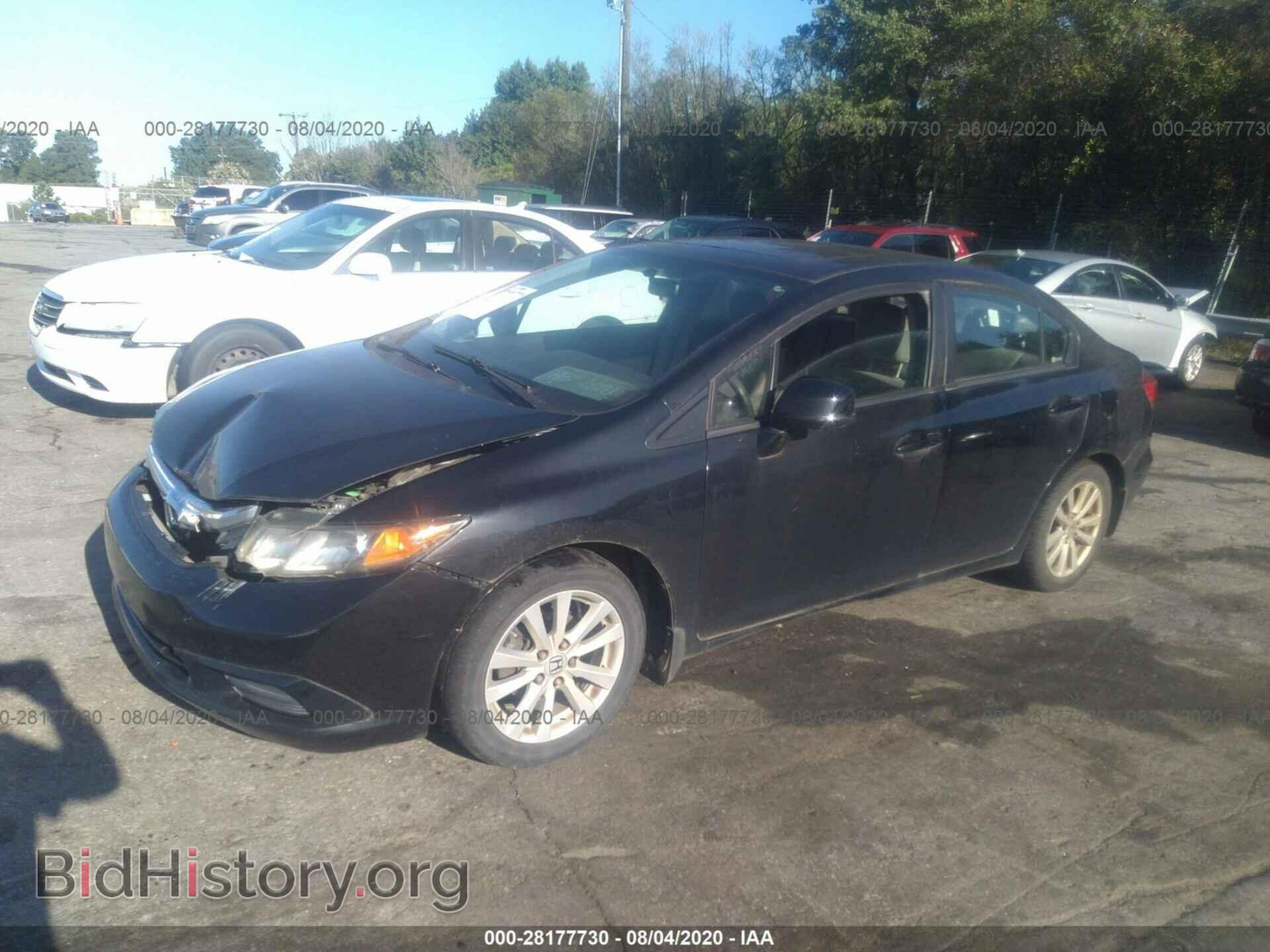 2012 HONDA CIVIC SDN - VIN: 2HGFB2F81CH500294 - Фото 2