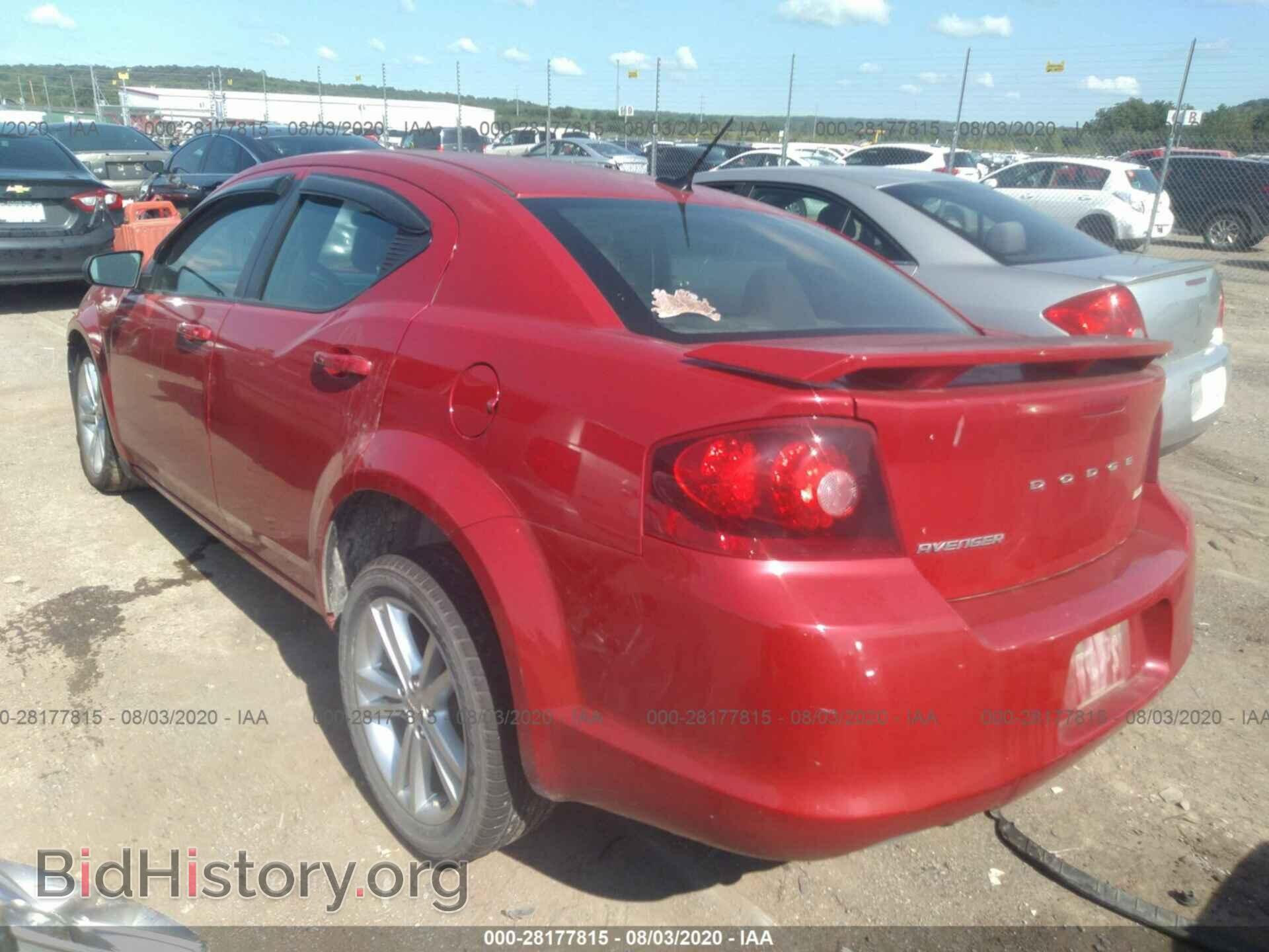 2013 DODGE AVENGER - VIN: 1C3CDZAG3DN552283 - Фото 3