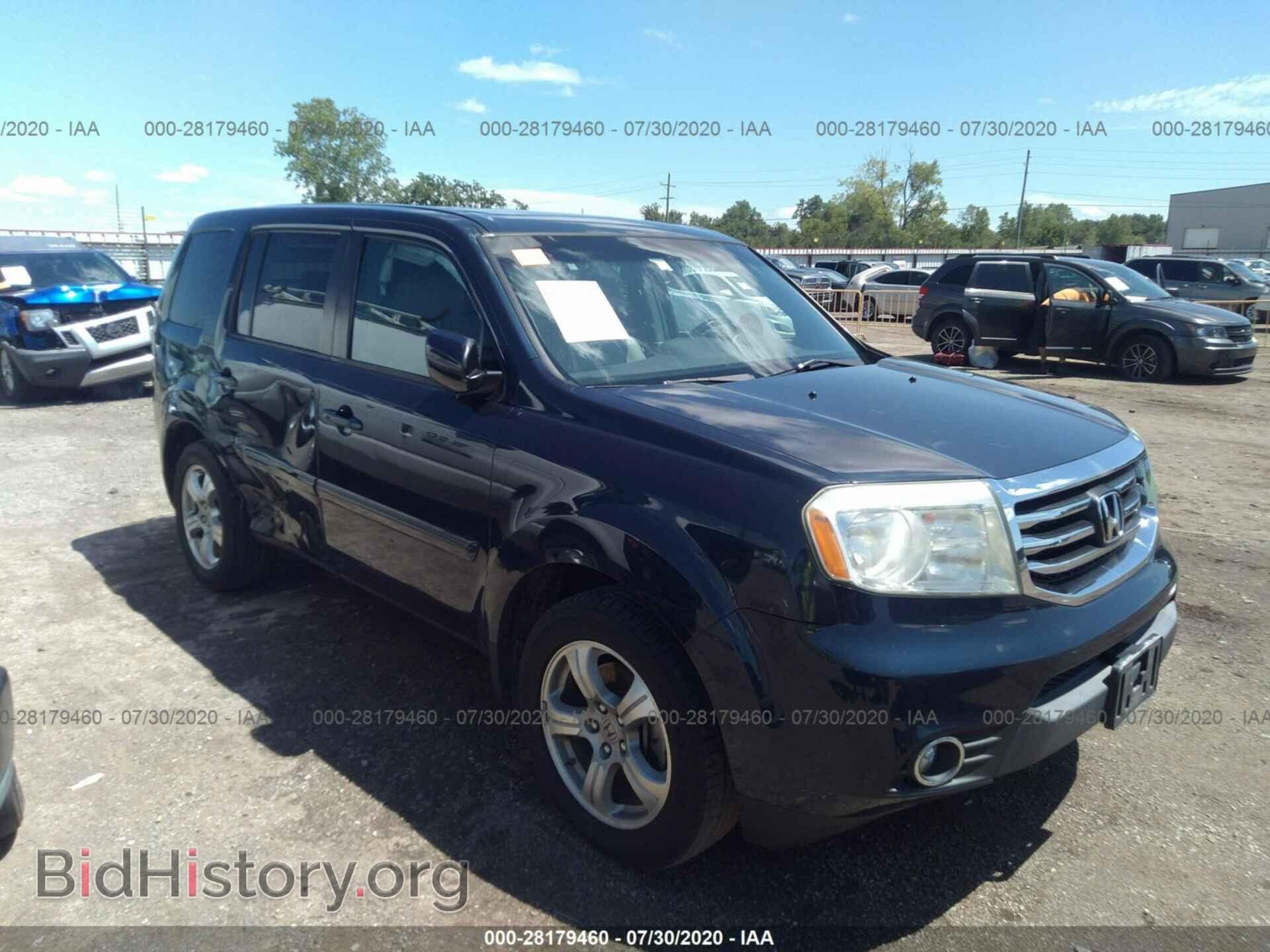 Фотография 5FNYF4H72CB056456 - HONDA PILOT 2012