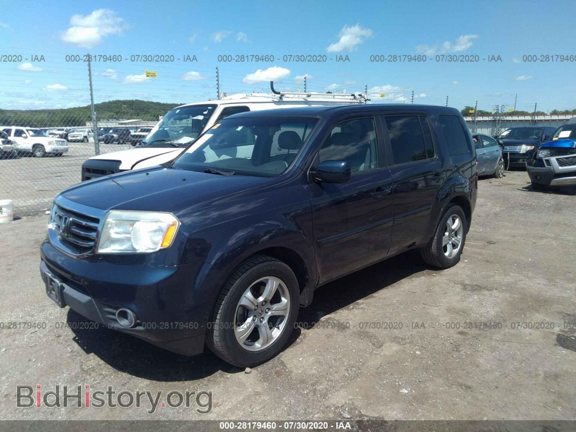 2012 HONDA PILOT - VIN: 5FNYF4H72CB056456 - Фото 2