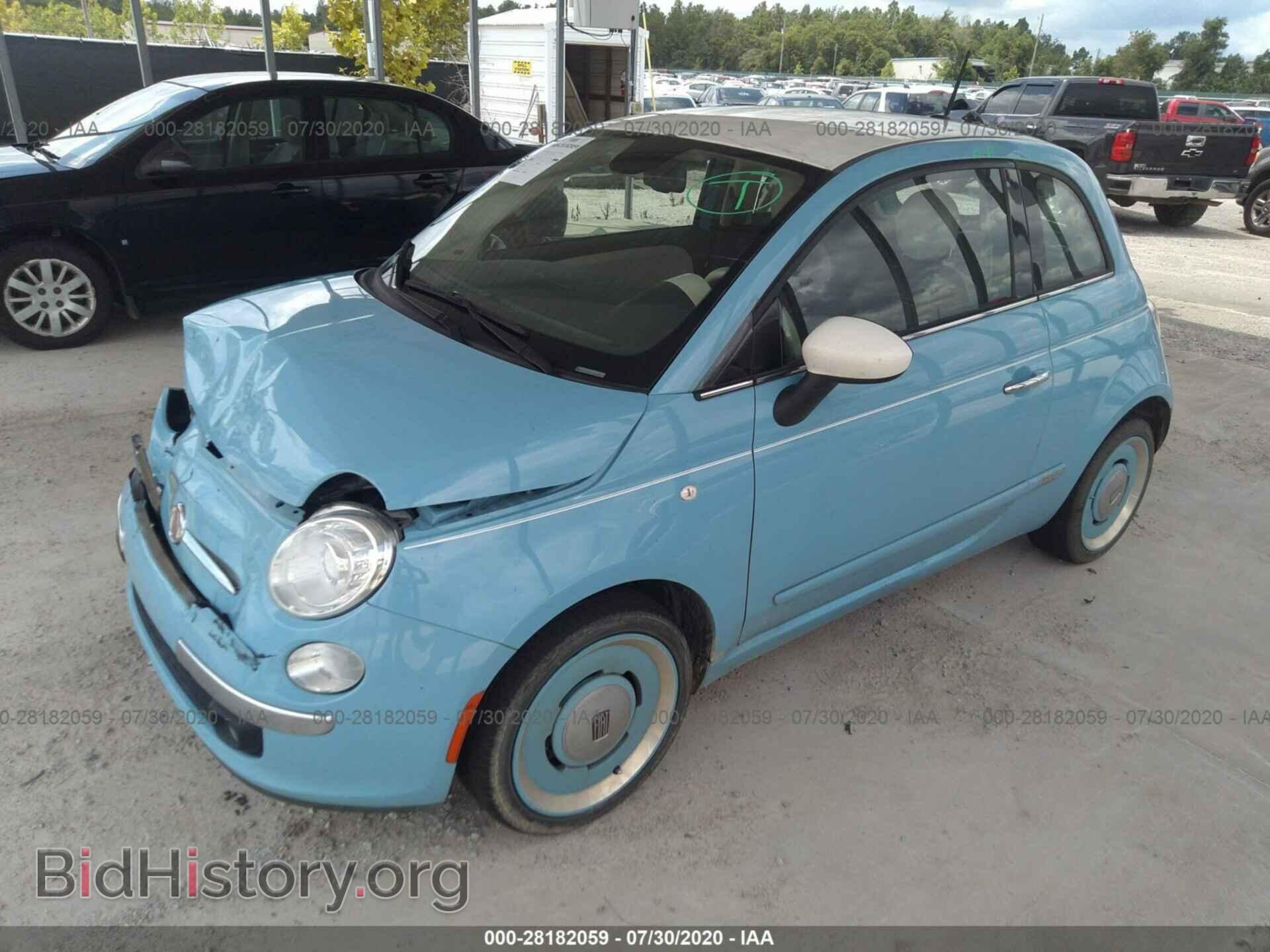 2015 FIAT 500 - VIN: 3C3CFFCR2FT502999 - Фото 2