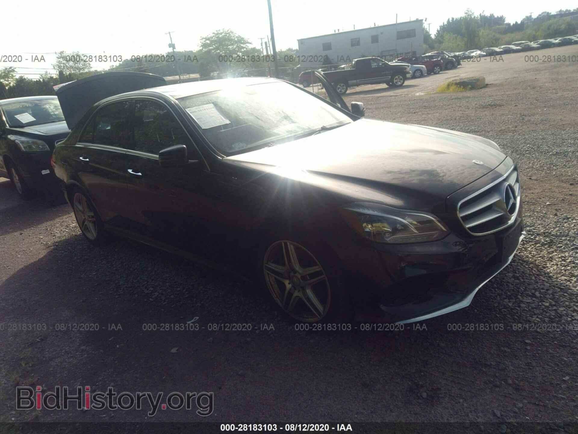 Photo WDDHF8JB3EA808057 - MERCEDES-BENZ E-CLASS 2014