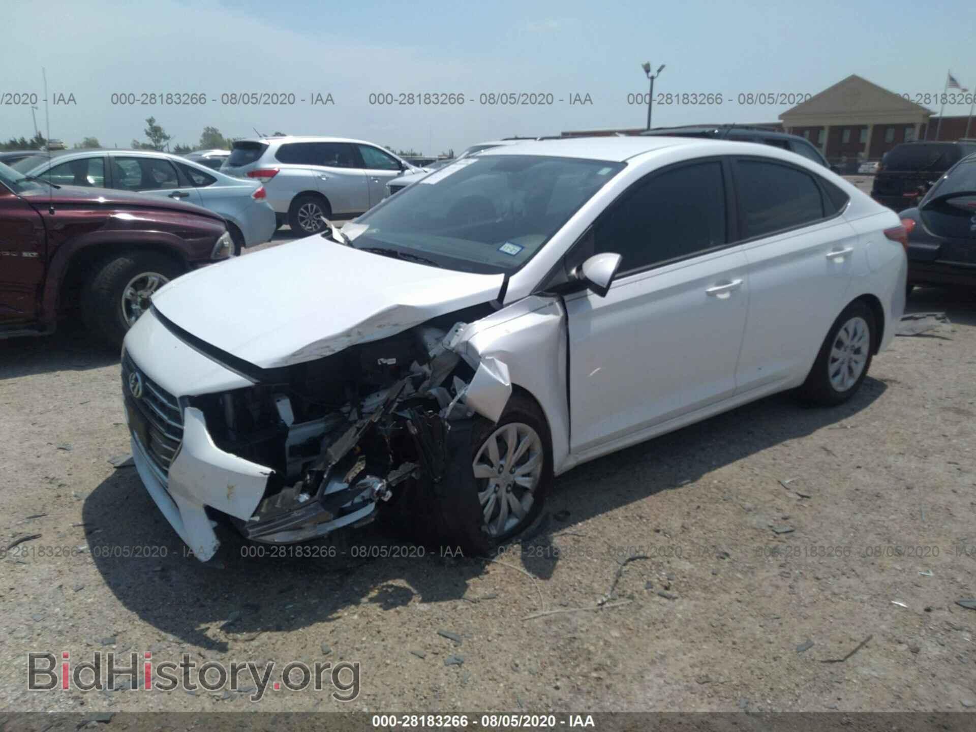 2019 HYUNDAI ACCENT - VIN: 3KPC24A33KE071355 - Фото 2