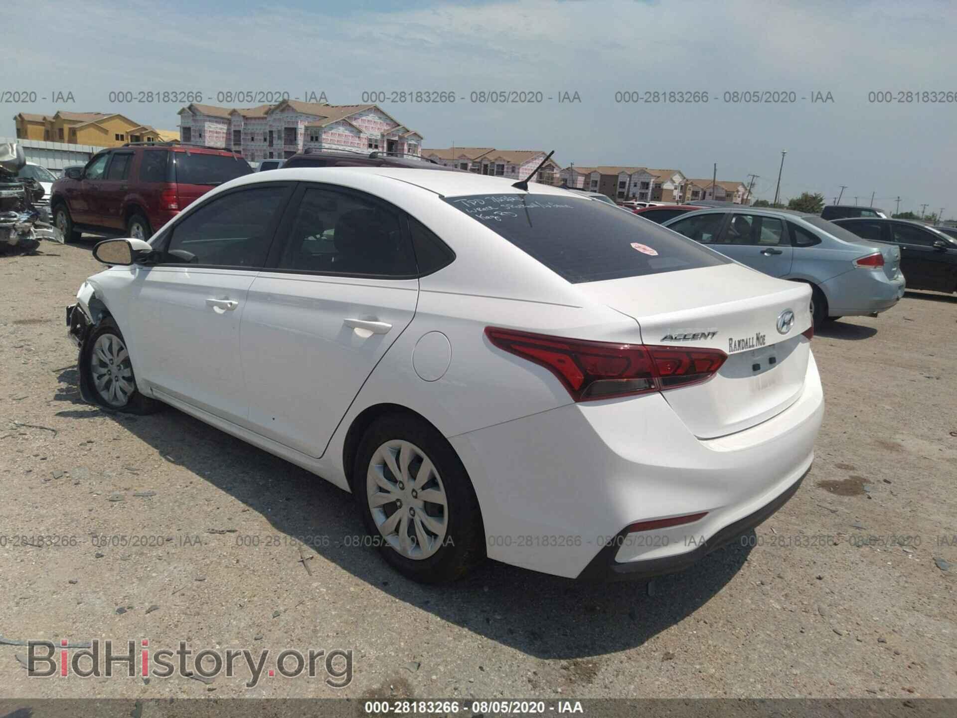 2019 HYUNDAI ACCENT - VIN: 3KPC24A33KE071355 - Фото 3