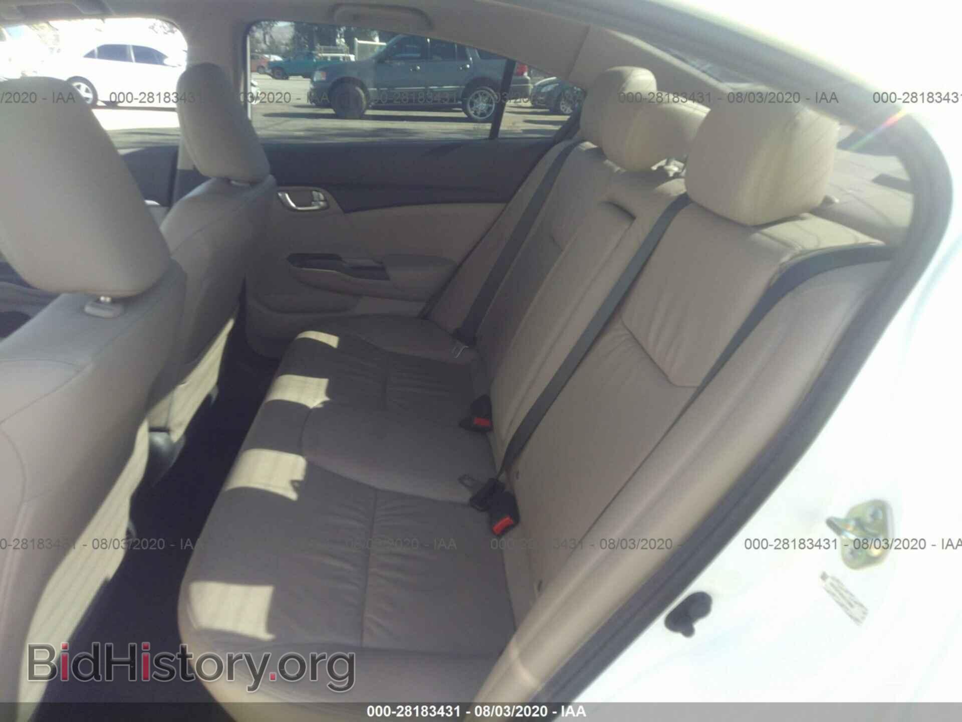 2013 HONDA CIVIC SDN - VIN: 19XFB2F94DE278886 - Фото 8