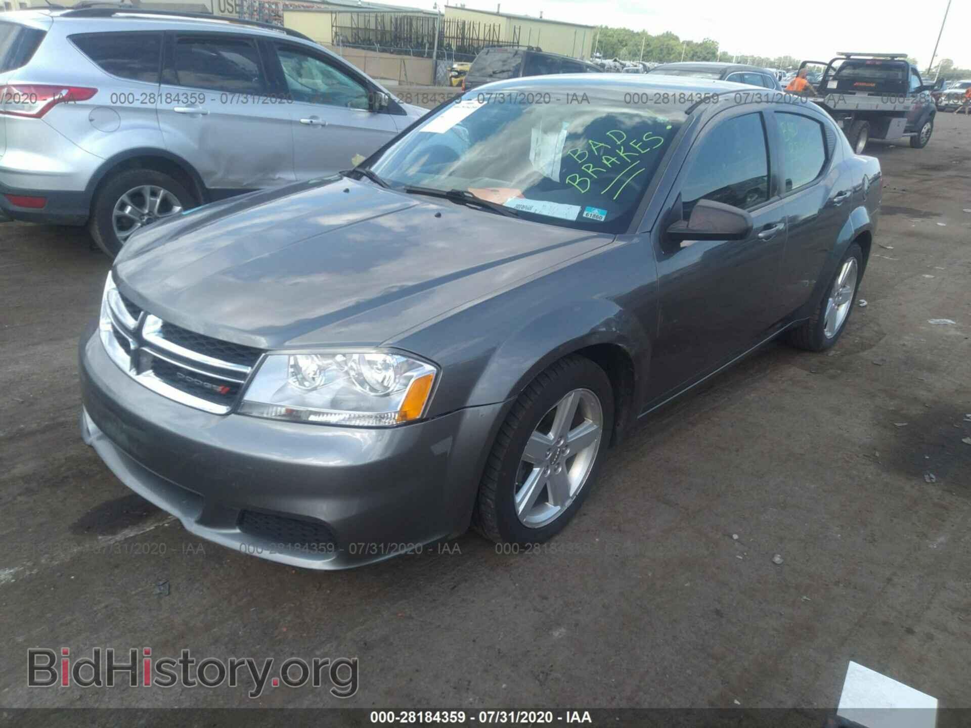 2013 DODGE AVENGER - VIN: 1C3CDZAB6DN518844 - Фото 2