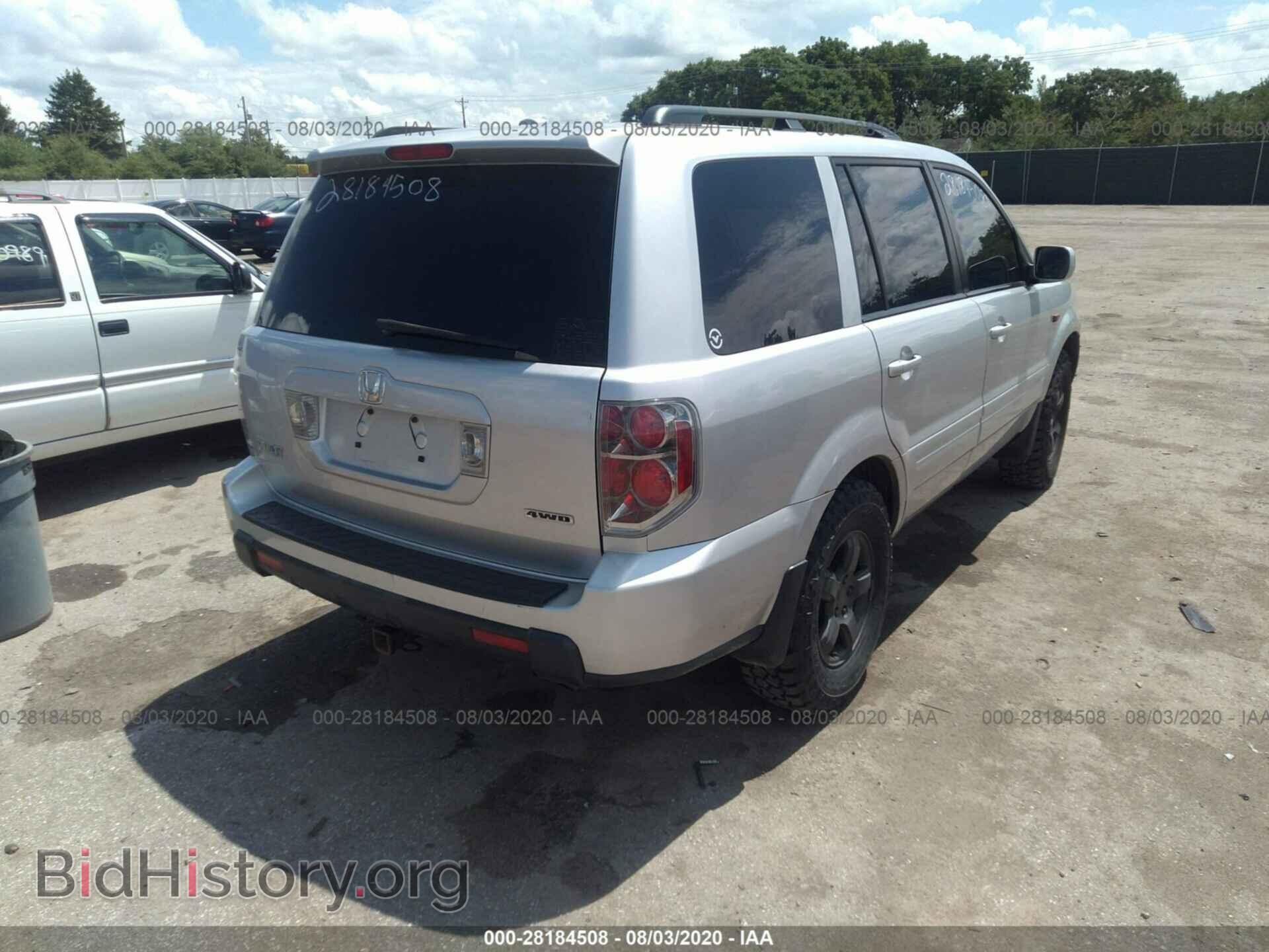 2006 HONDA PILOT - VIN: 5FNYF18616B001183 - Фото 4