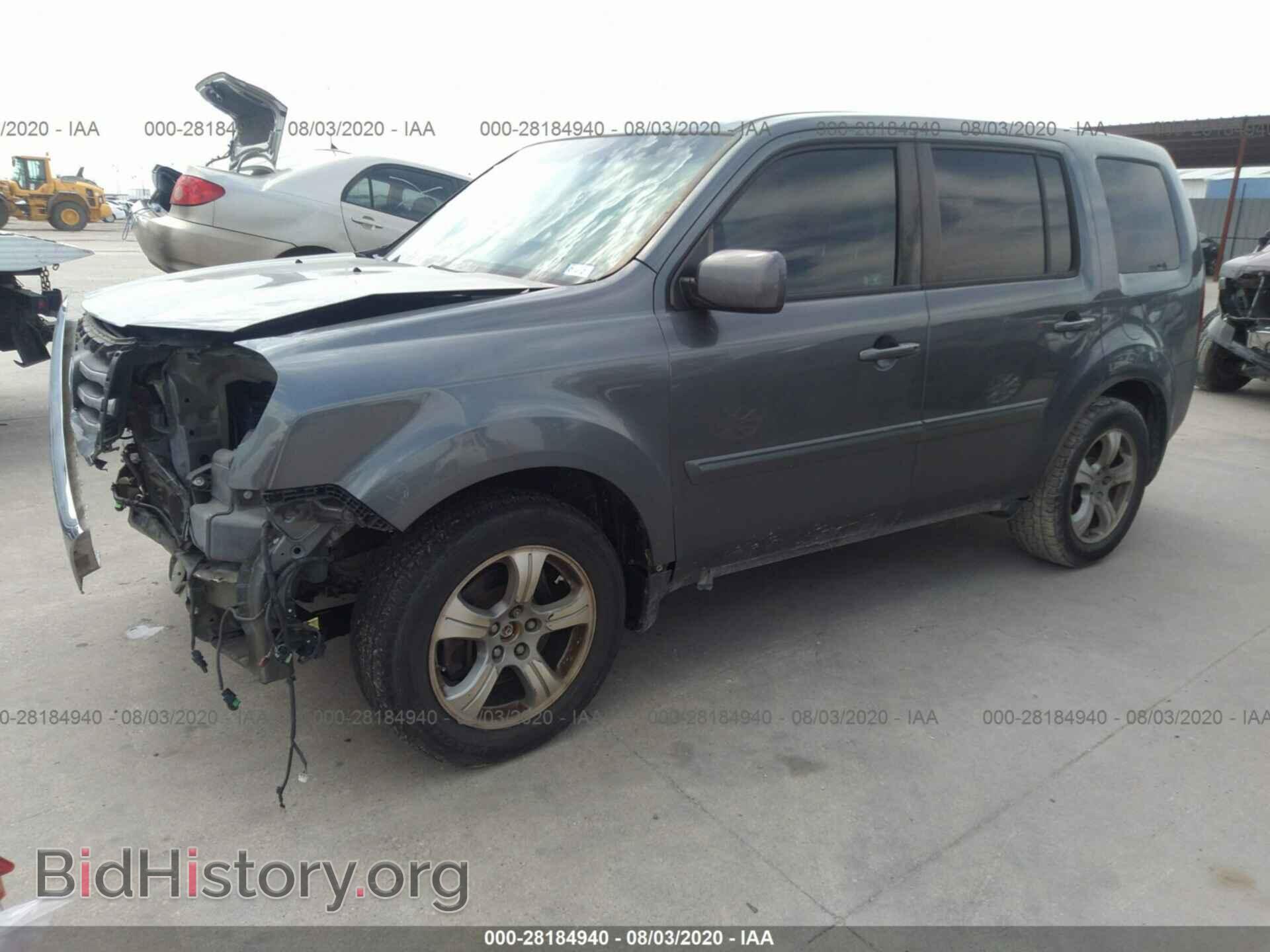 2012 HONDA PILOT - VIN: 5FNYF3H62CB014175 - Фото 2
