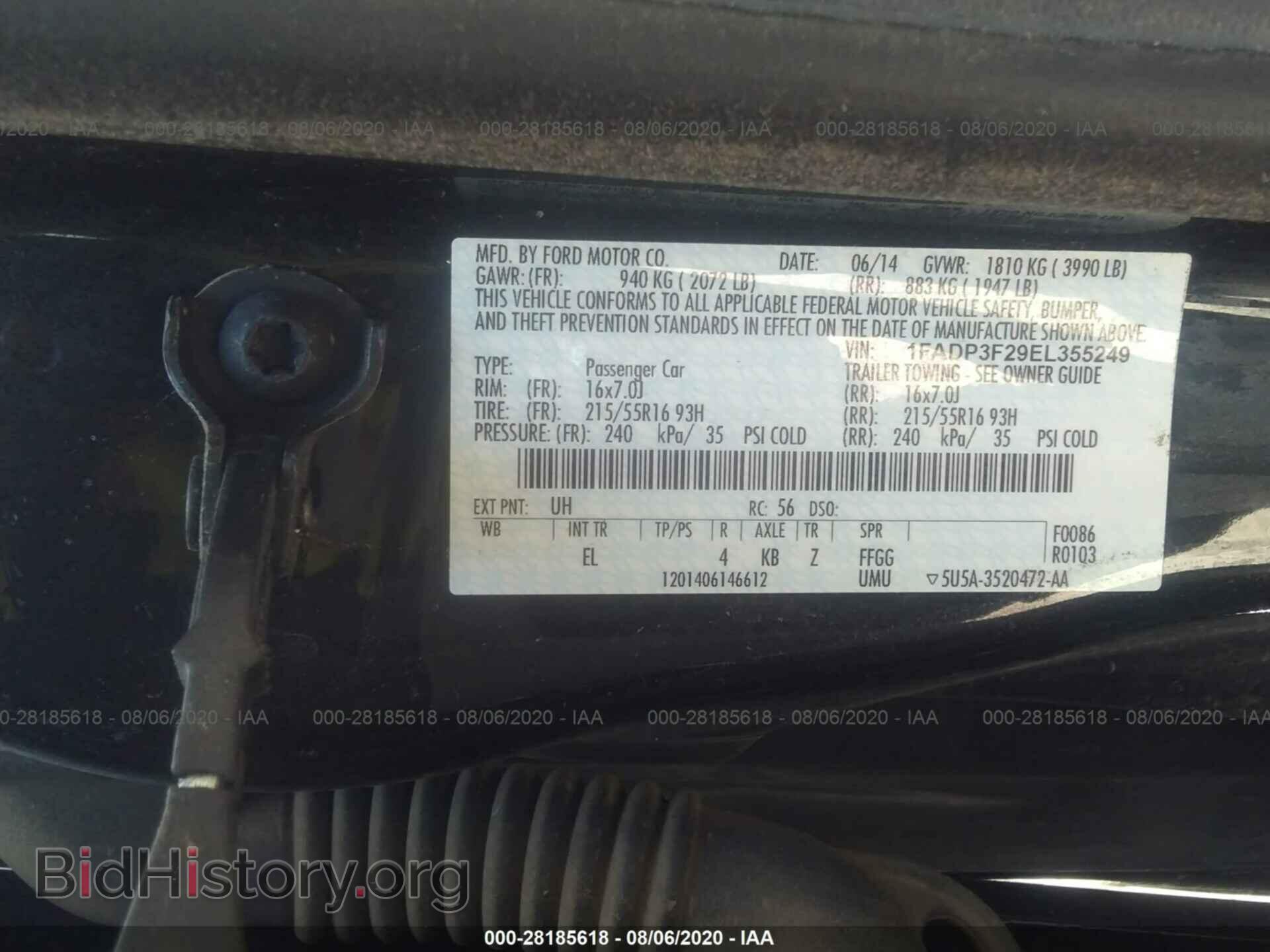 2014 FORD FOCUS - VIN: 1FADP3F29EL355249 - Photo 9