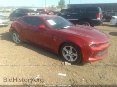 2017 Chevrolet CAMARO 1LT, красный — VIN 1G1FB1RS8H0153275, IAAI