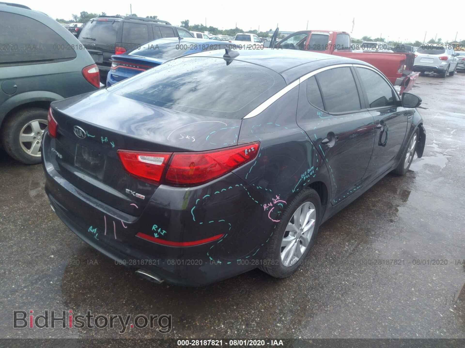 2015 KIA OPTIMA - VIN: 5XXGN4A74FG428194 - Фото 4