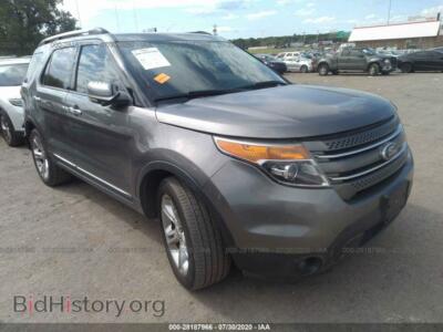 2011 Ford EXPLORER Limited, gray — VIN 1FMHK7F84BGA12418, IAAI