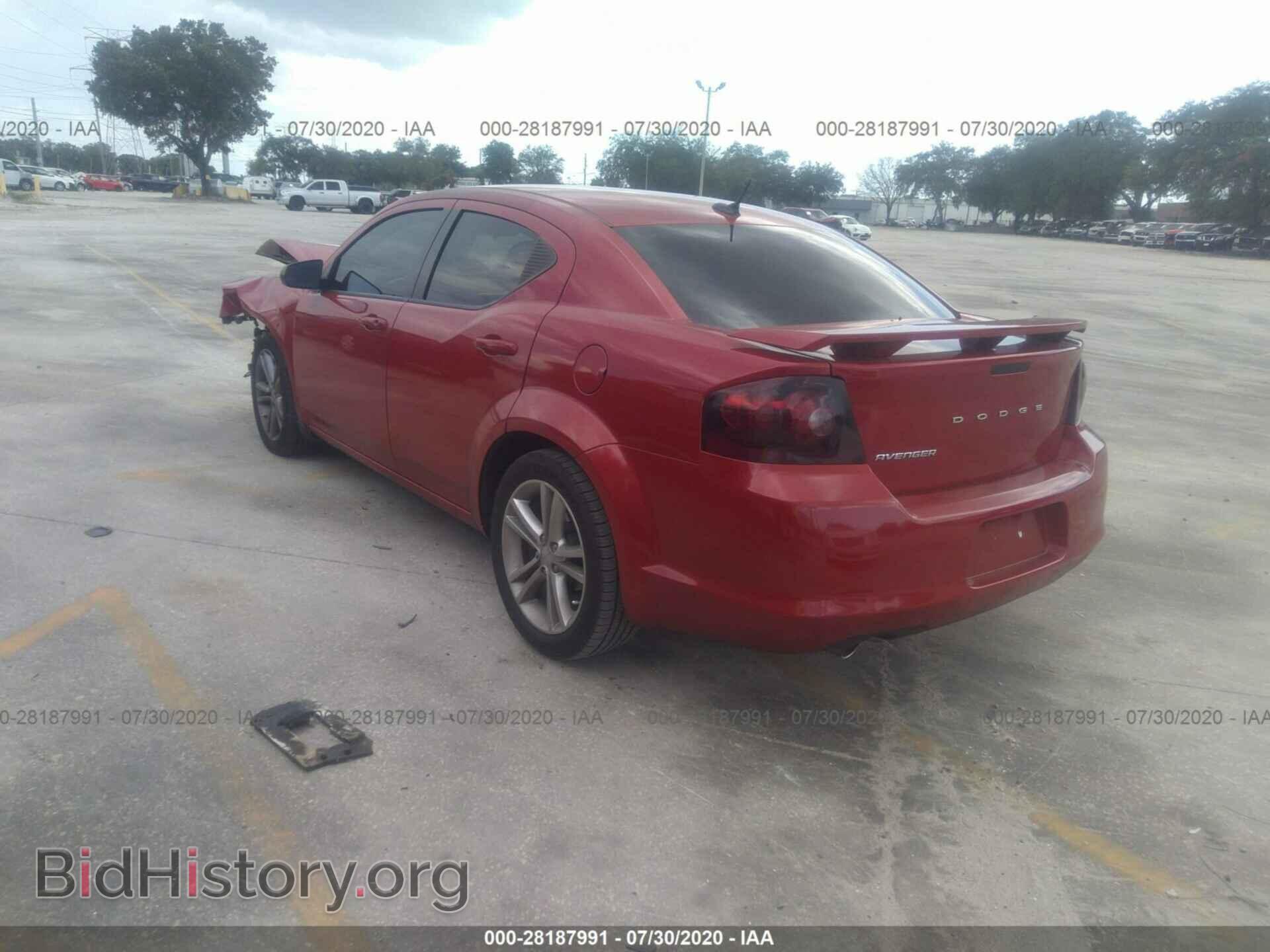 2012 DODGE AVENGER - VIN: 1C3CDZAG5CN313431 - Photo 3