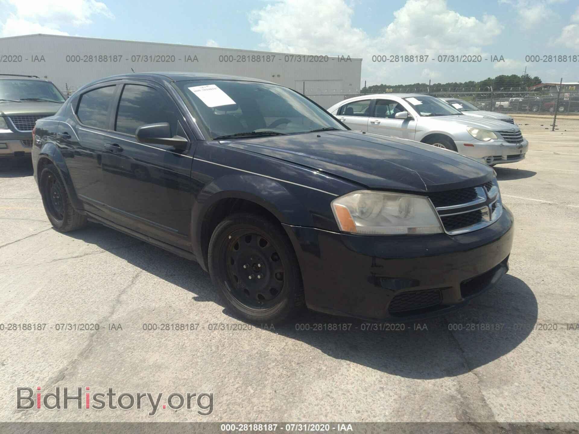 Photo 1C3CDZAGXCN269331 - DODGE AVENGER 2012