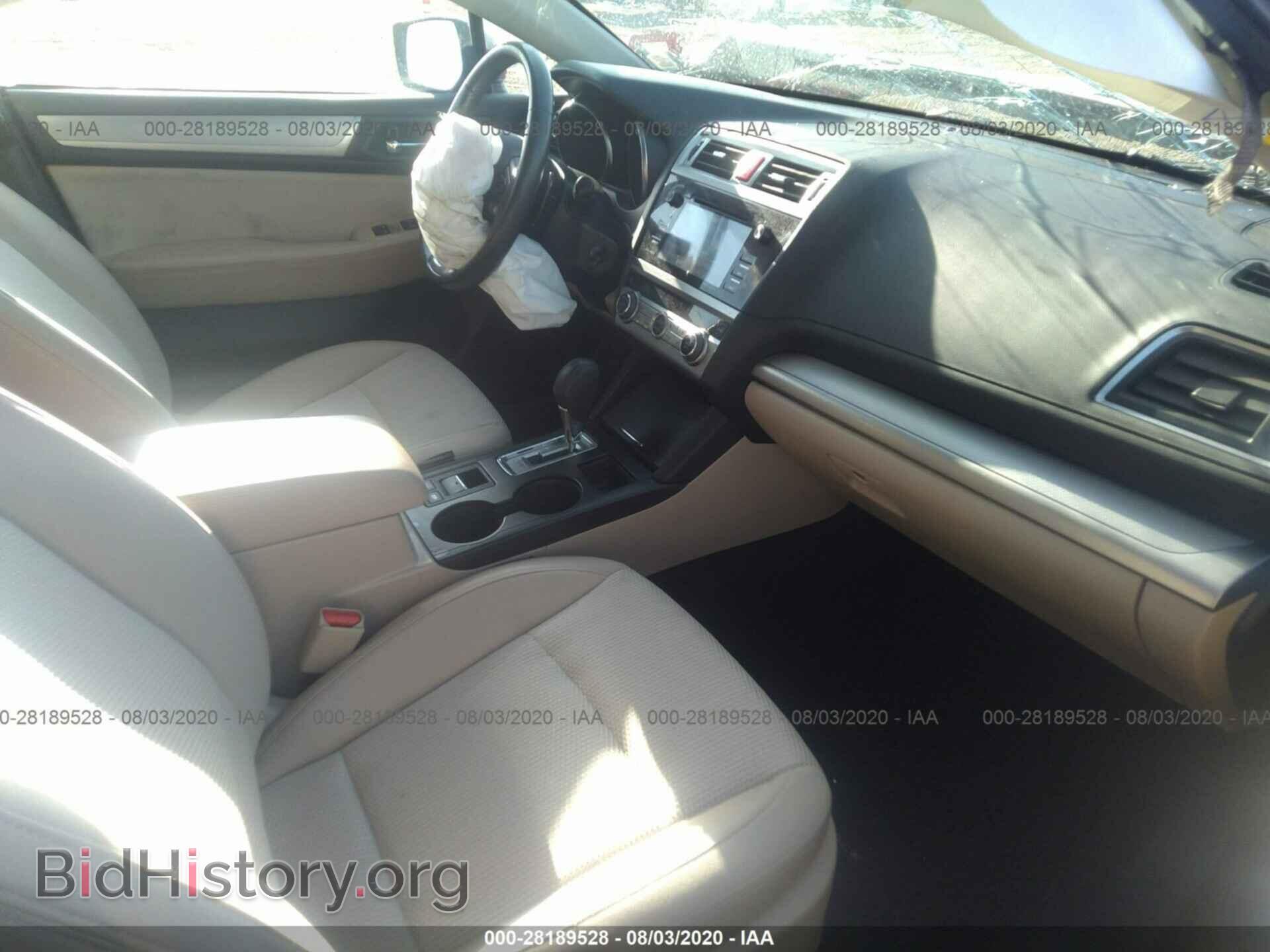 2016 SUBARU OUTBACK - VIN: 4S4BSAFC2G3229357 - Фото 5