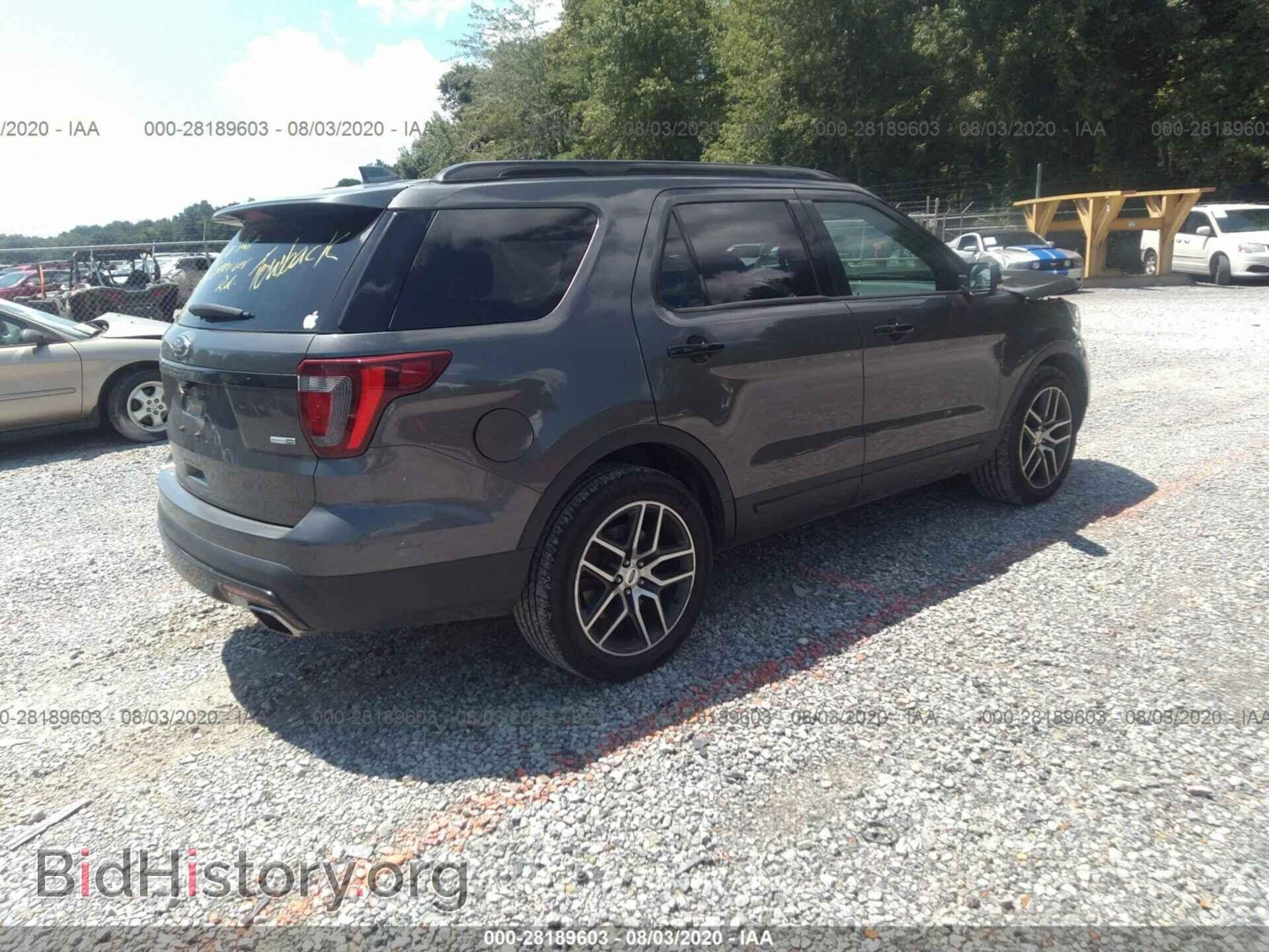 2017 FORD EXPLORER - VIN: 1FM5K8GT7HGD51906 - Фото 4
