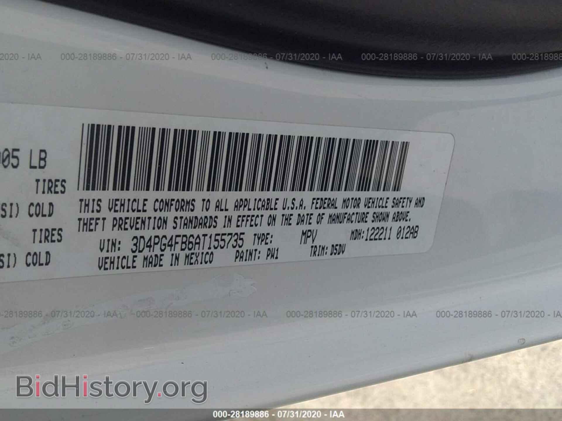 2010 DODGE JOURNEY - VIN: 3D4PG4FB6AT155735 - Фото 9