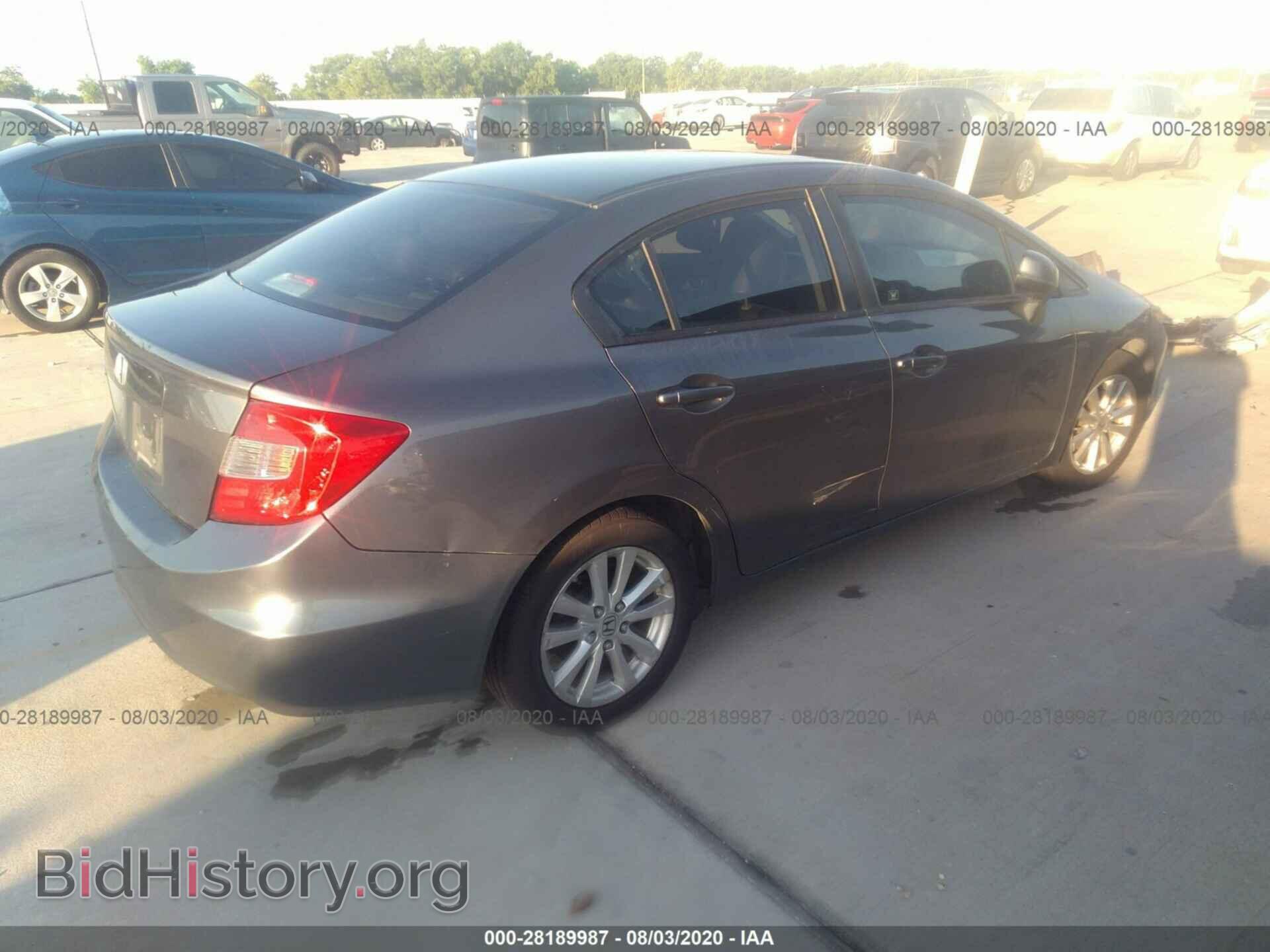 2012 HONDA CIVIC SDN - VIN: 19XFB2F84CE324674 - Фото 4