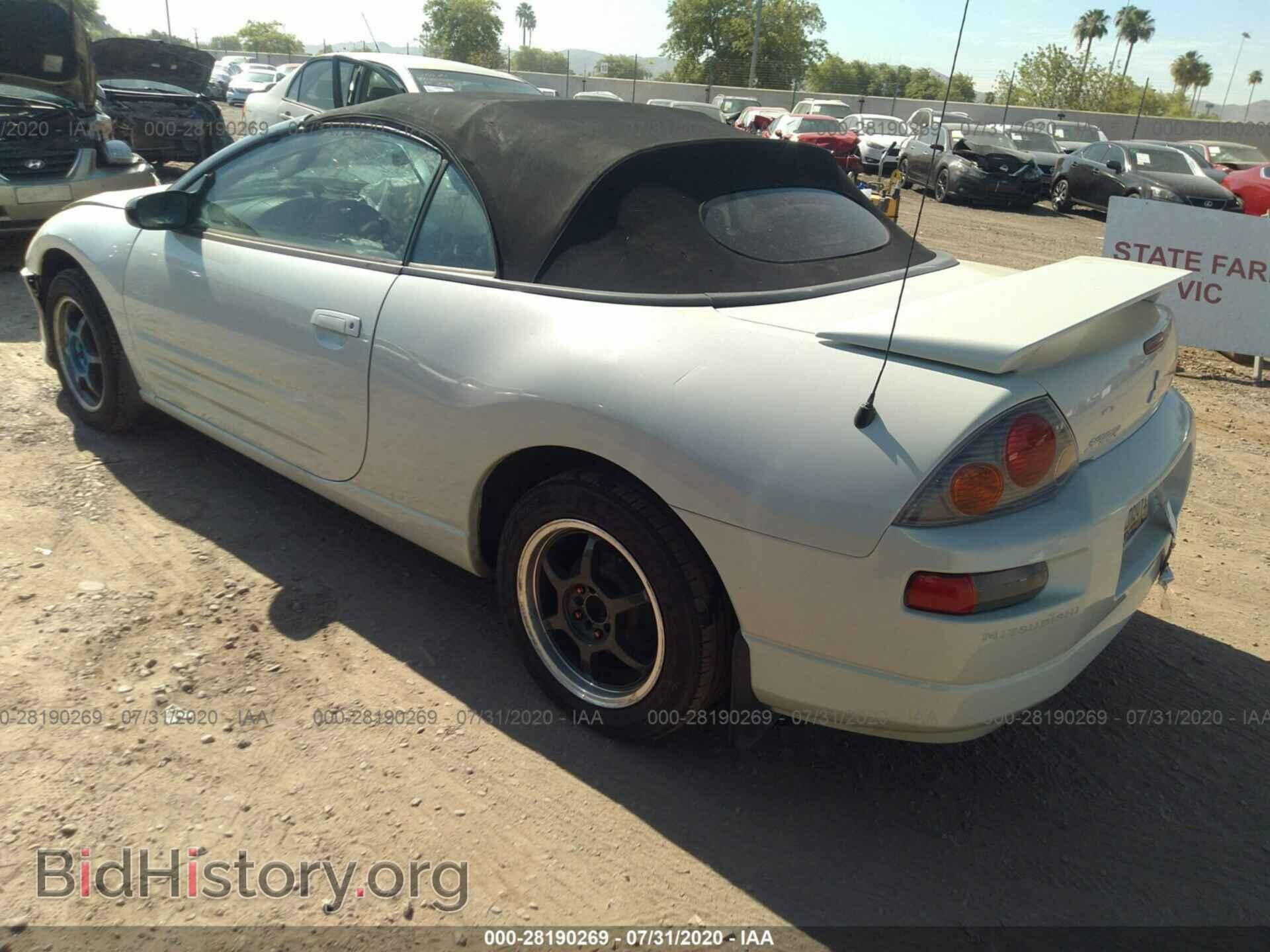 2003 MITSUBISHI ECLIPSE - VIN: 4A3AE45G43E025524 - Фото 3