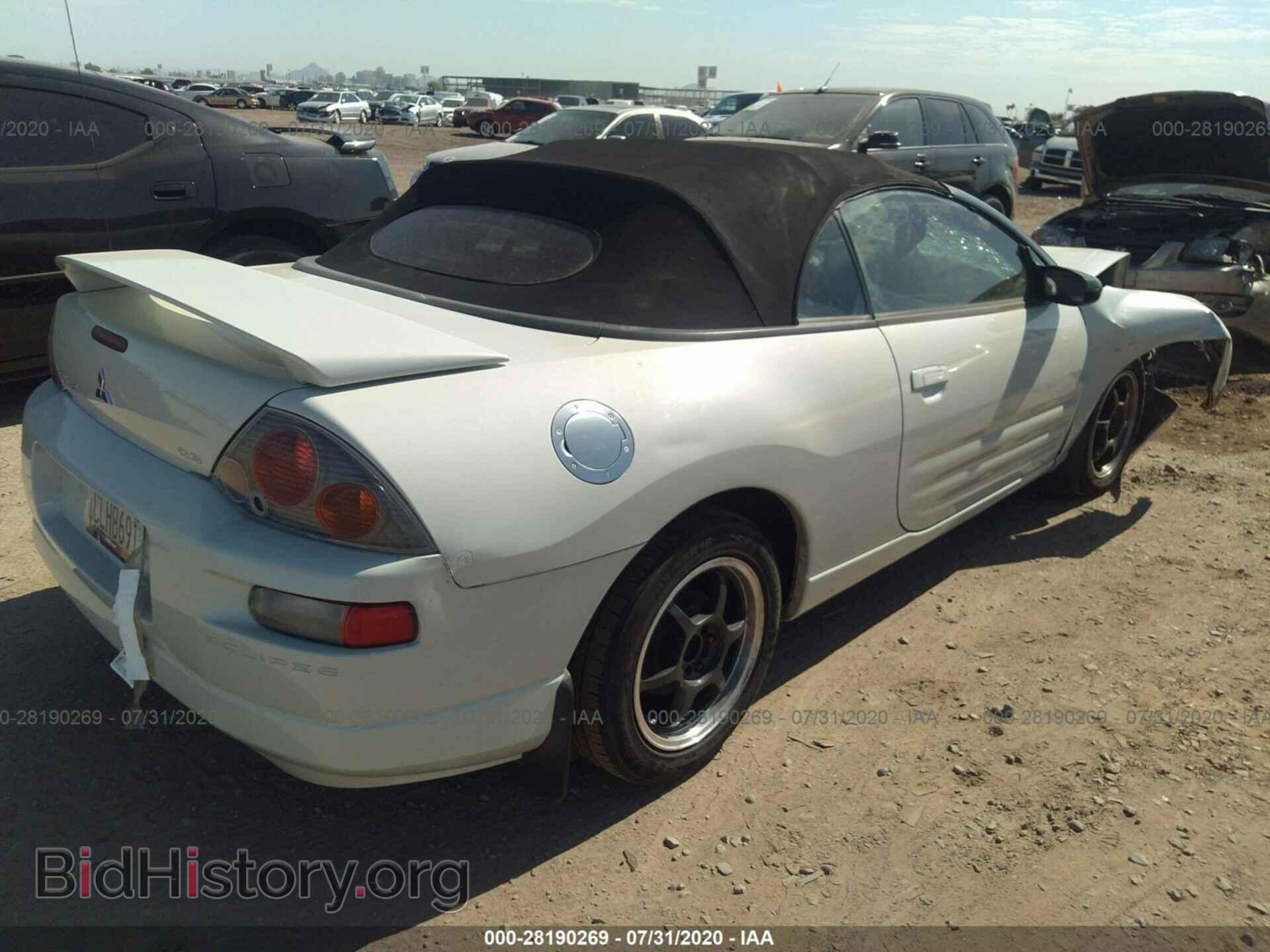 2003 MITSUBISHI ECLIPSE - VIN: 4A3AE45G43E025524 - Фото 4