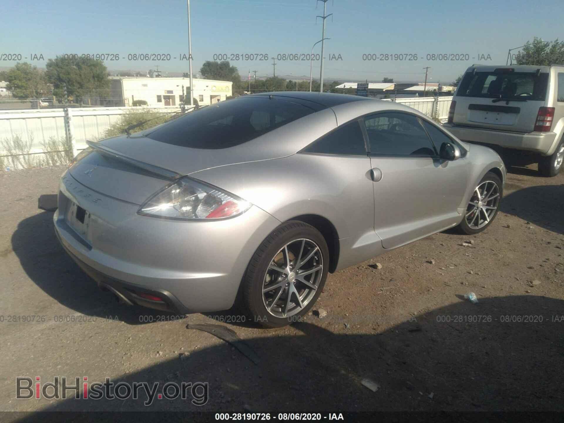2012 MITSUBISHI ECLIPSE - VIN: 4A31K5DF8CE004859 - Фото 4