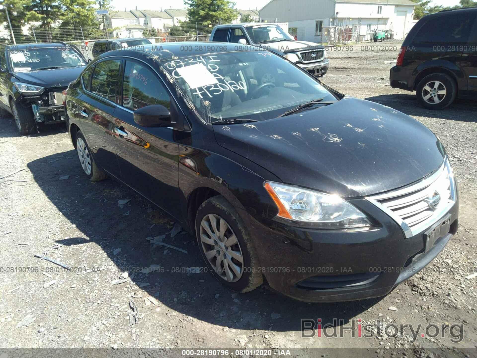 Photo 3N1AB7AP1EY225546 - NISSAN SENTRA 2014