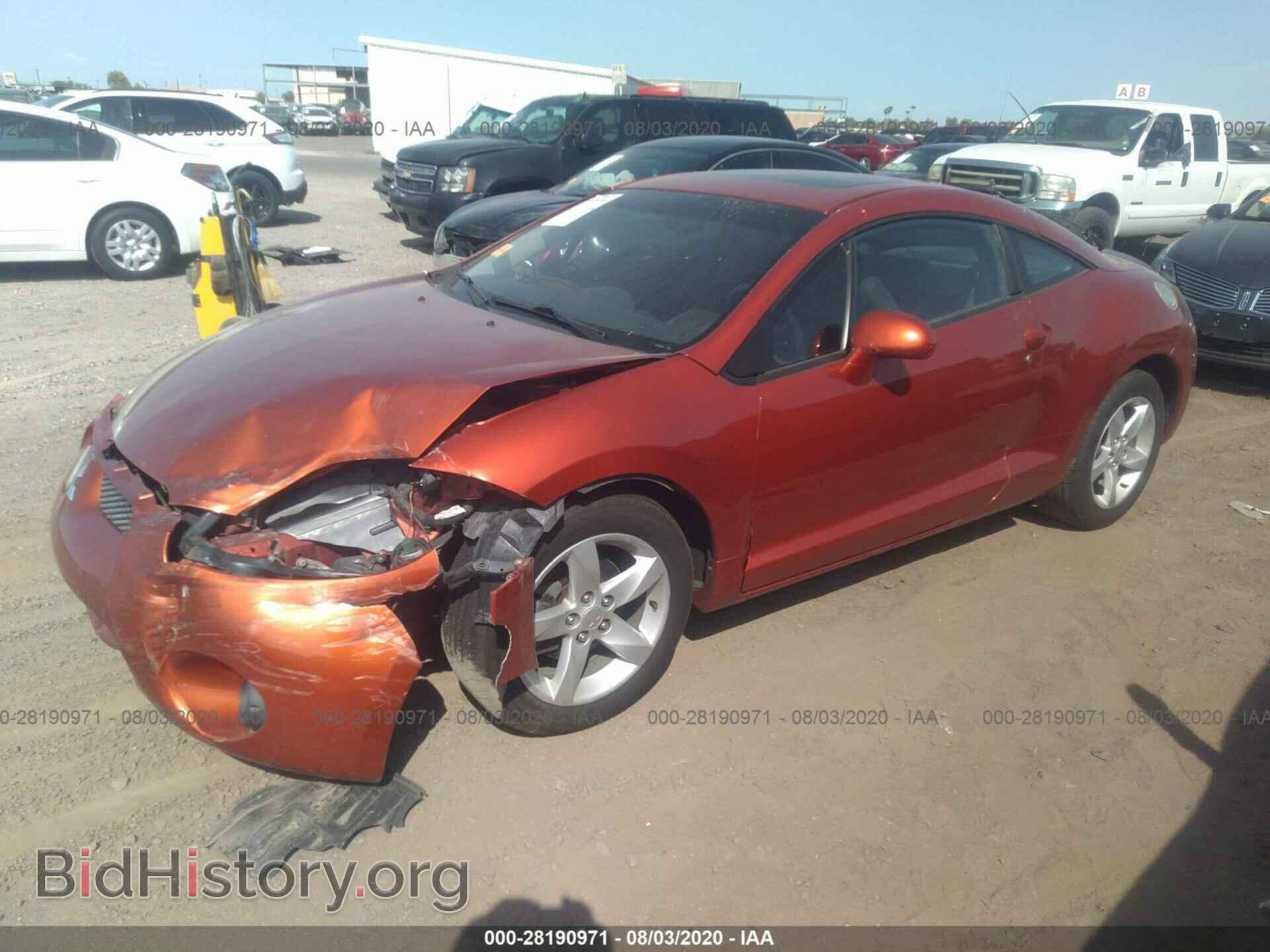 2006 MITSUBISHI ECLIPSE - VIN: 4A3AK24F56E029690 - Фото 2