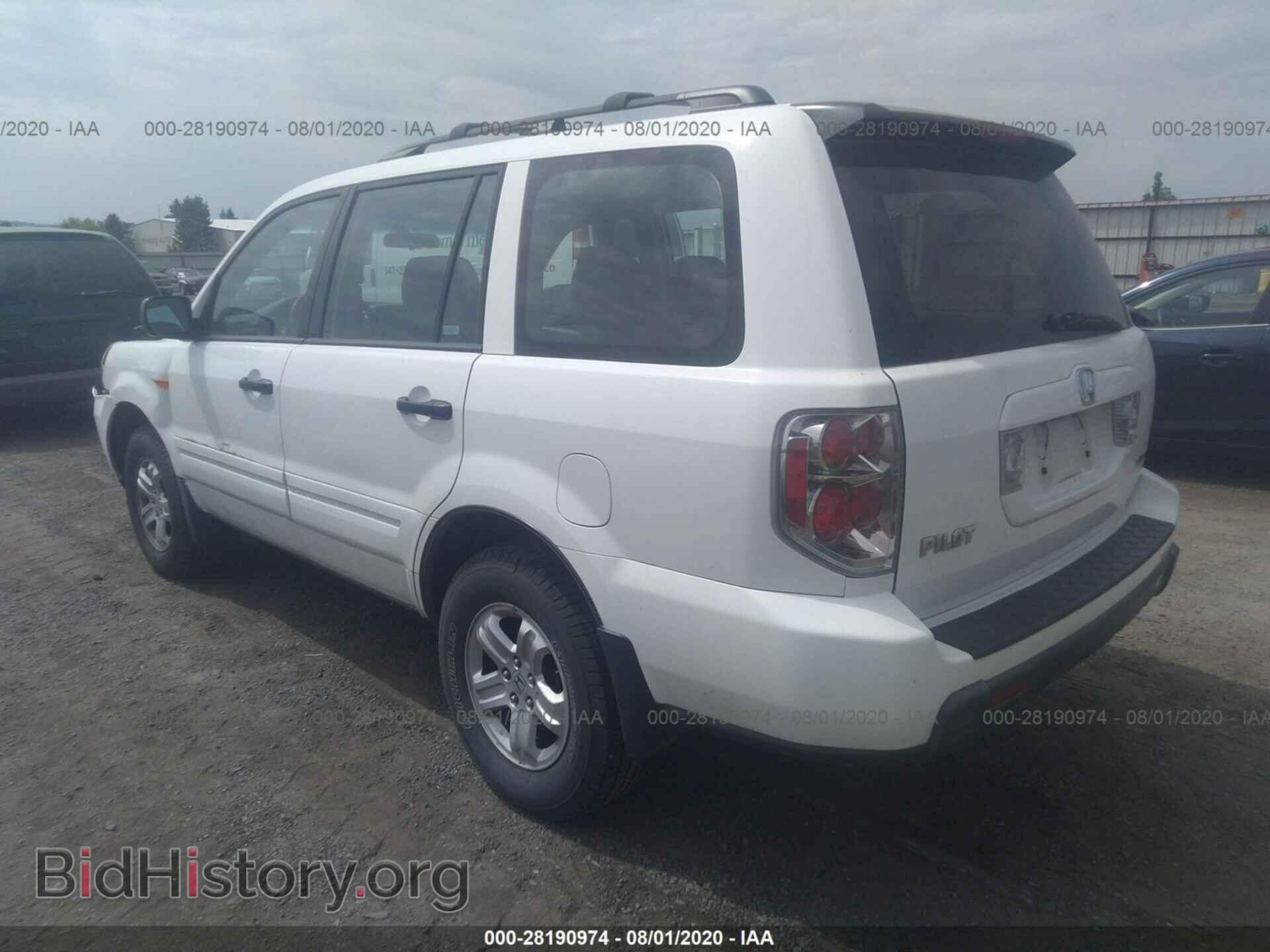 2006 HONDA PILOT - VIN: 2HKYF18186H534587 - Фото 3