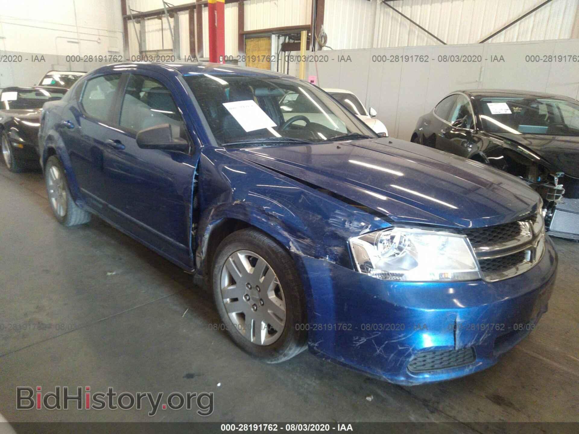 Photo 1C3CDZAB2CN209788 - DODGE AVENGER 2012