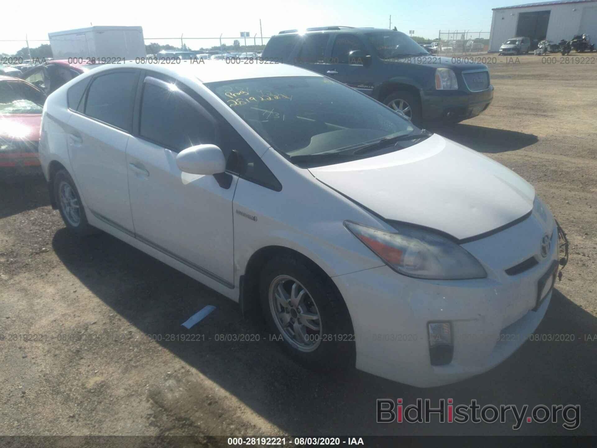 Photo JTDKN3DU5B5290122 - TOYOTA PRIUS 2011