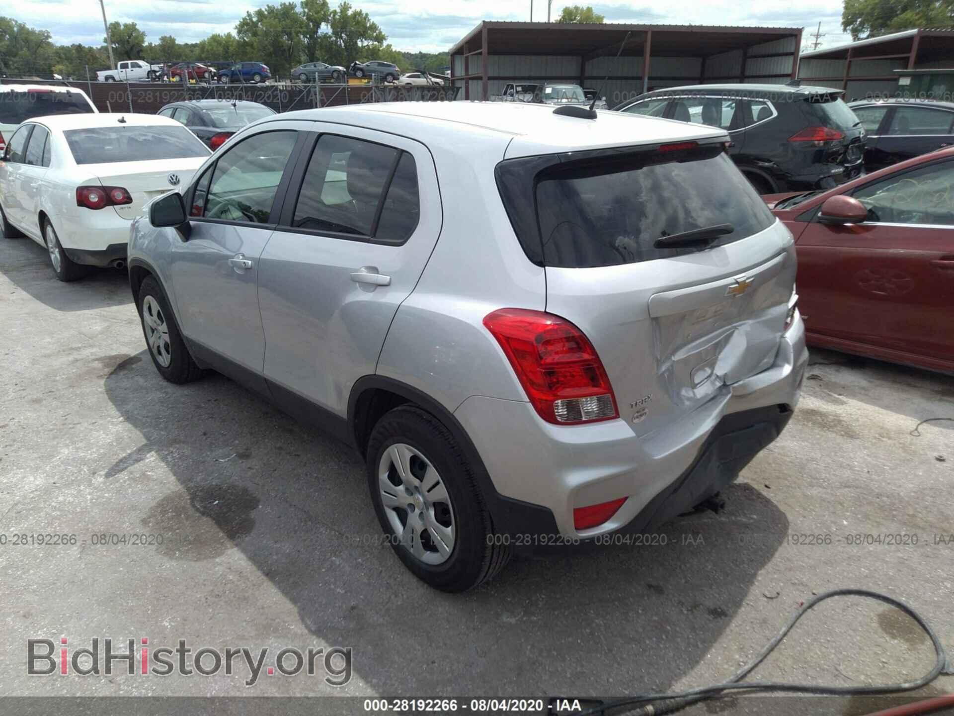 2018 CHEVROLET TRAX - VIN: KL7CJKSB4JB606537 - Фото 3