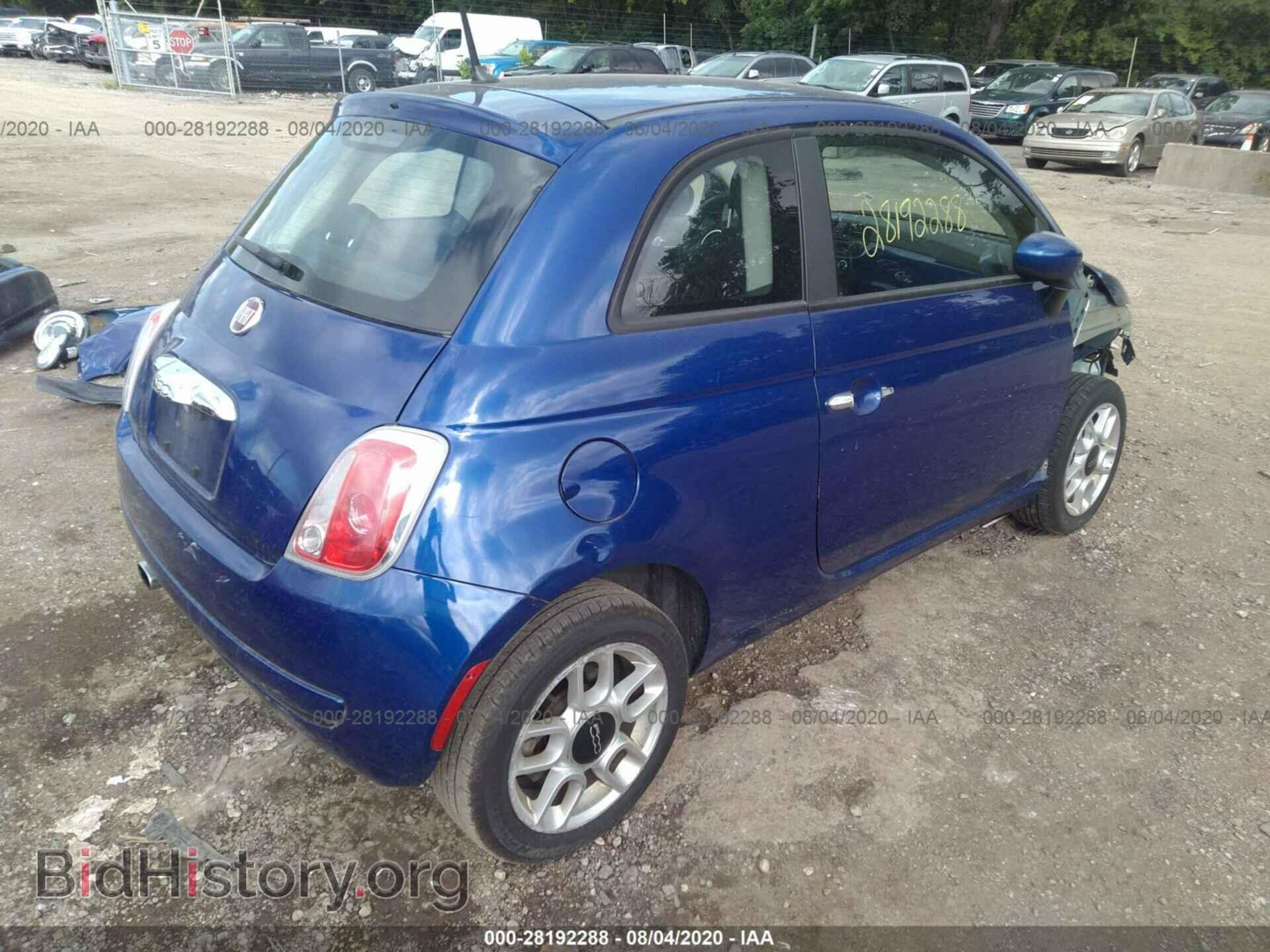 2013 FIAT 500 - VIN: 3C3CFFAR4DT511574 - Photo 4