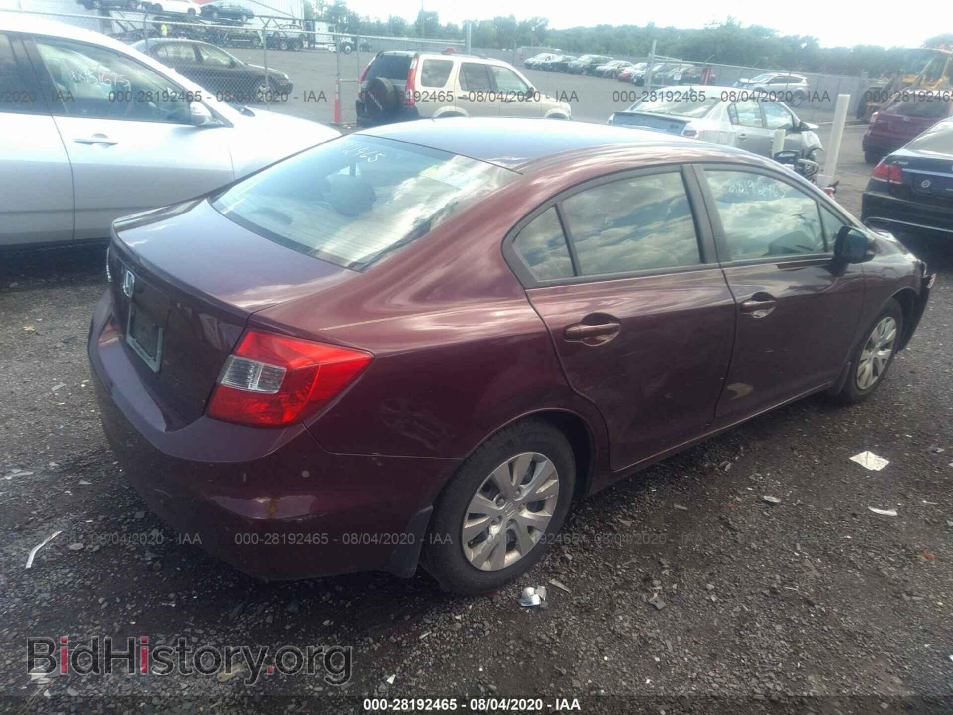 2012 HONDA CIVIC SDN - VIN: 19XFB2F55CE108970 - Фото 4